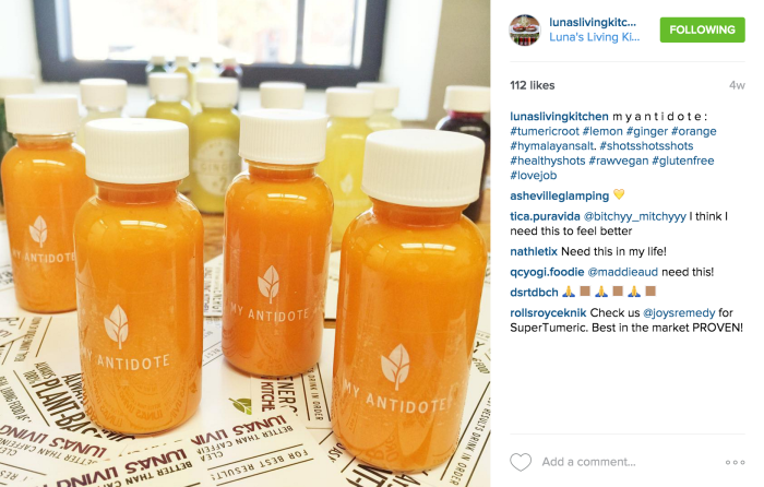 Luna's Living Kitchen turmeric antidote