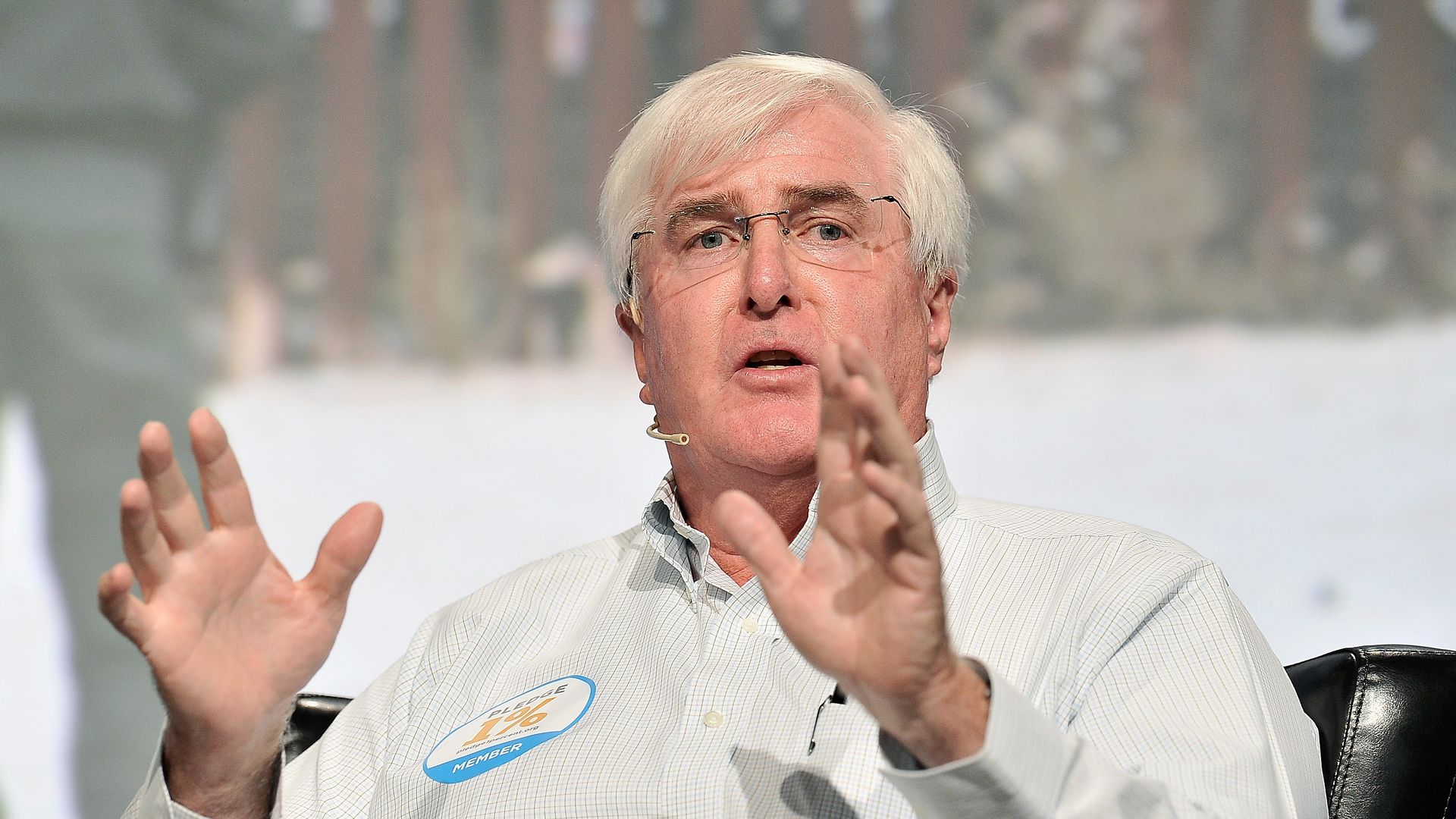 Silicon Valley investor Ron Conway talks on a panel