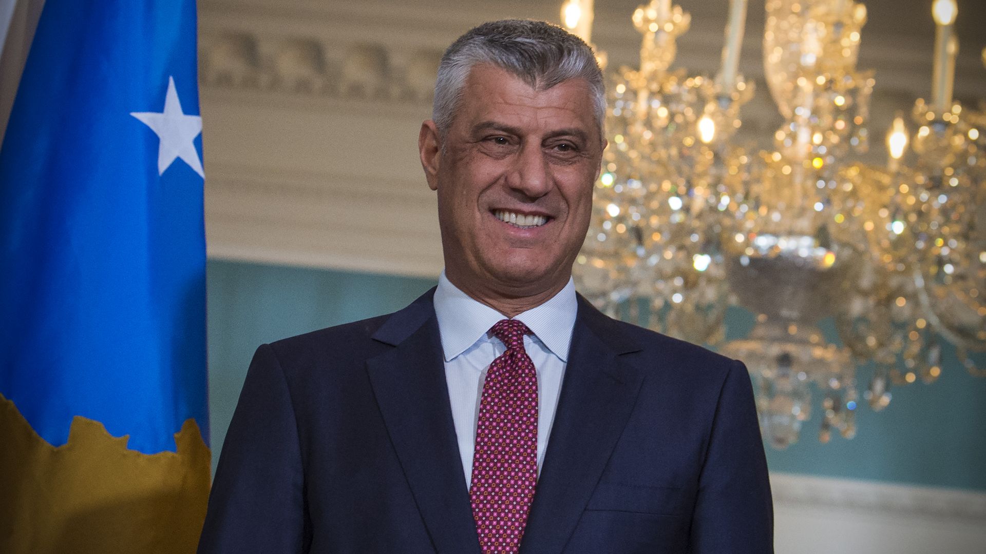 Hashim Thaci, president of Kosovo, in 2018.