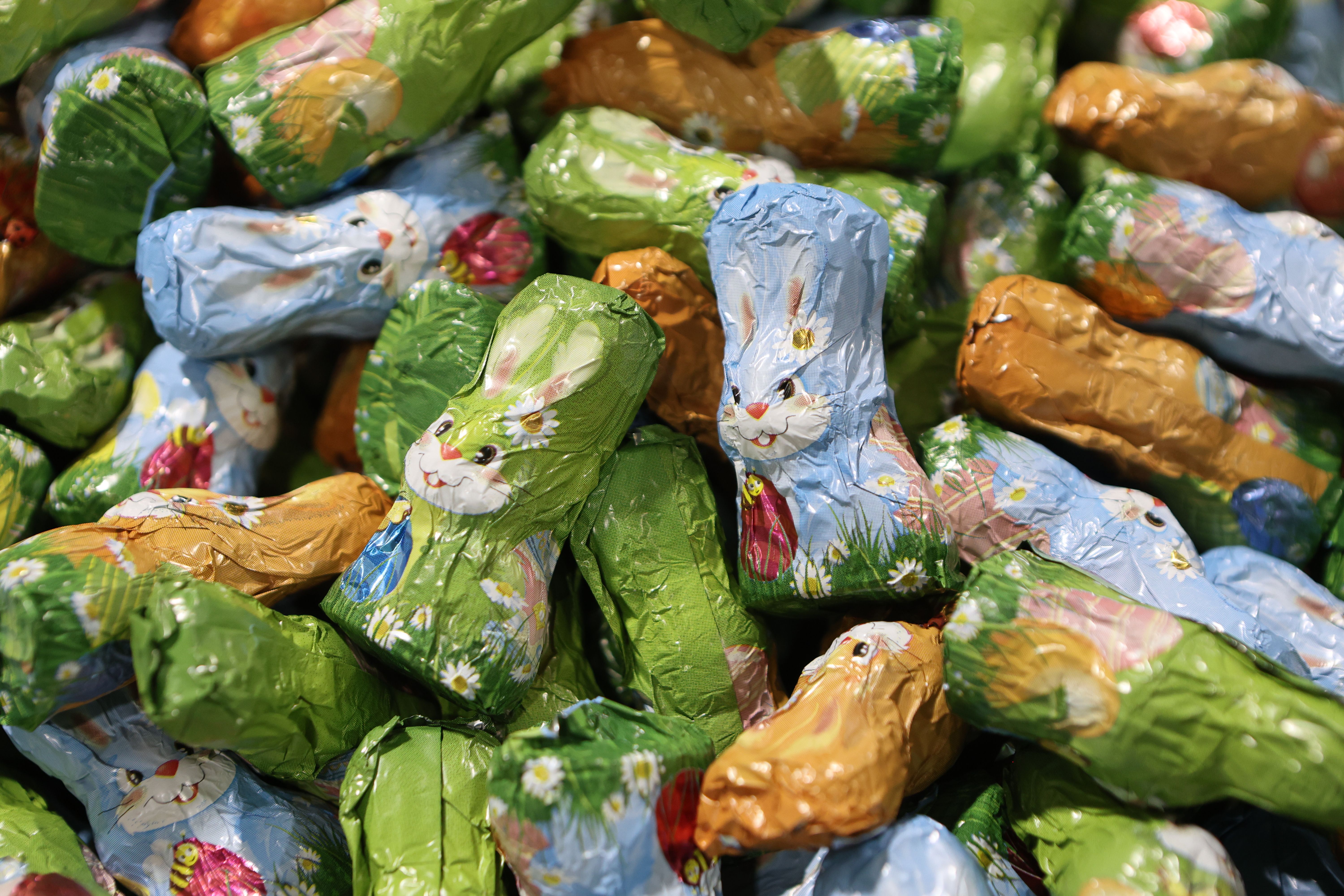 Chocolate Easter bunnies