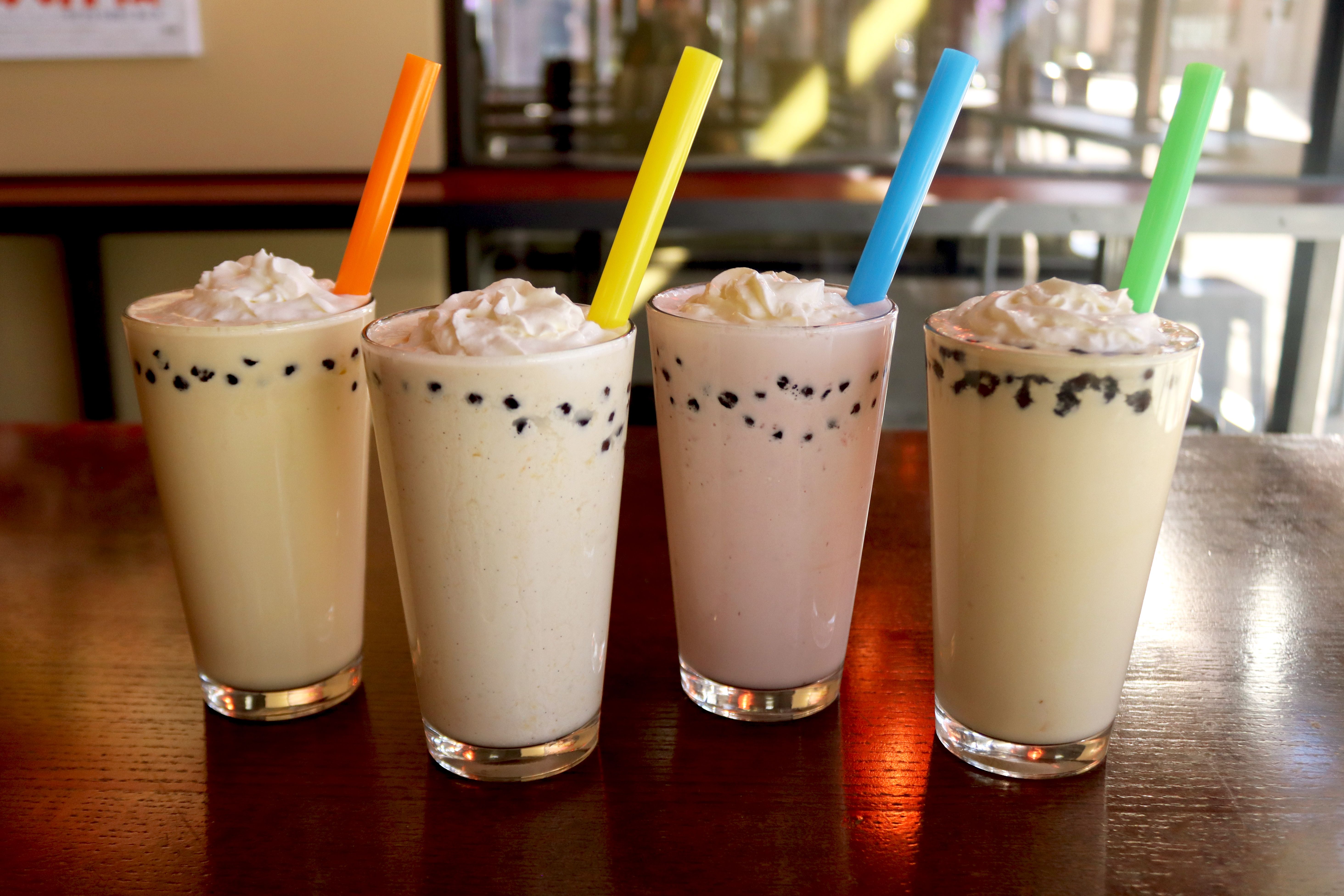 Boba milkshakes