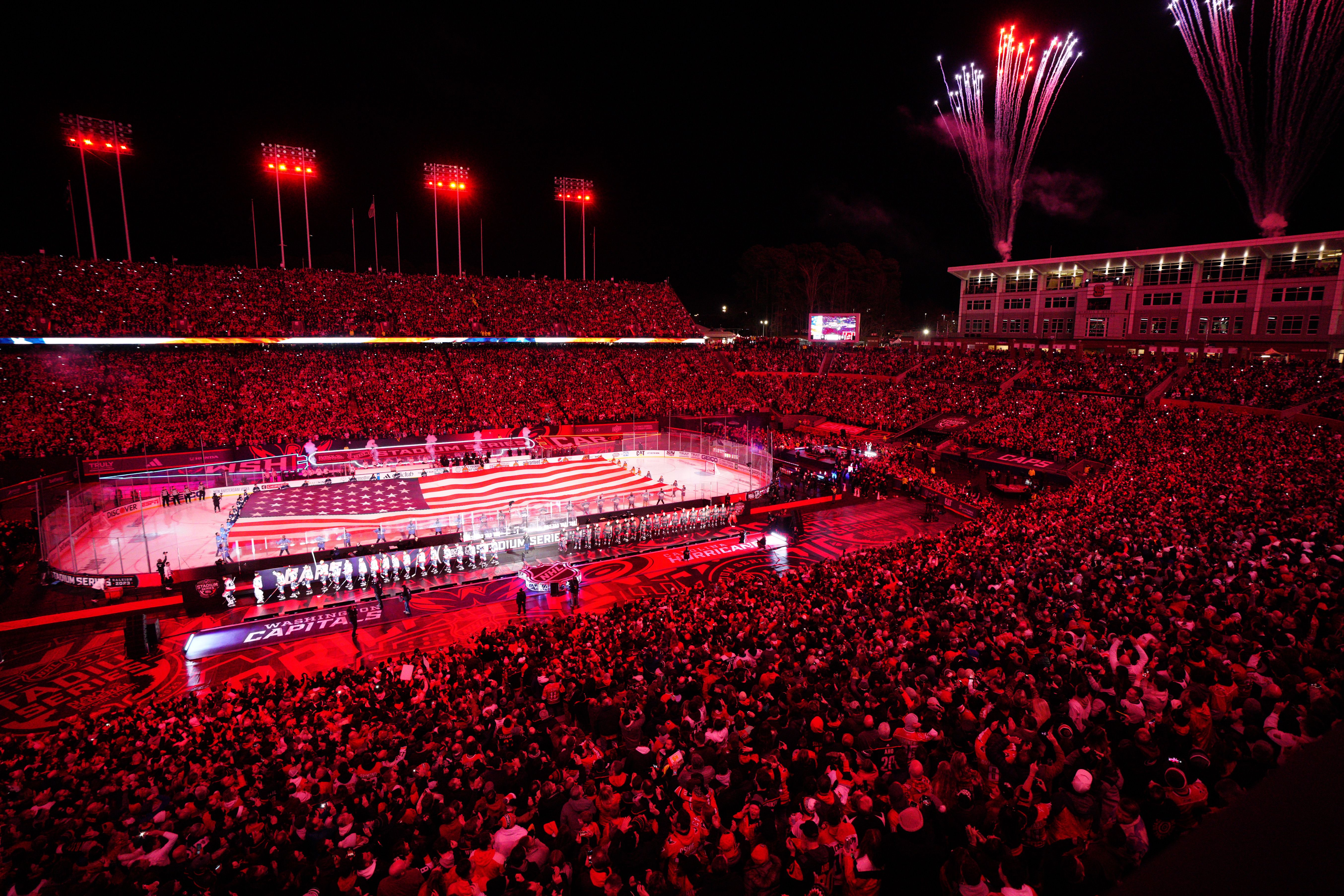 stadium series game in raleigh