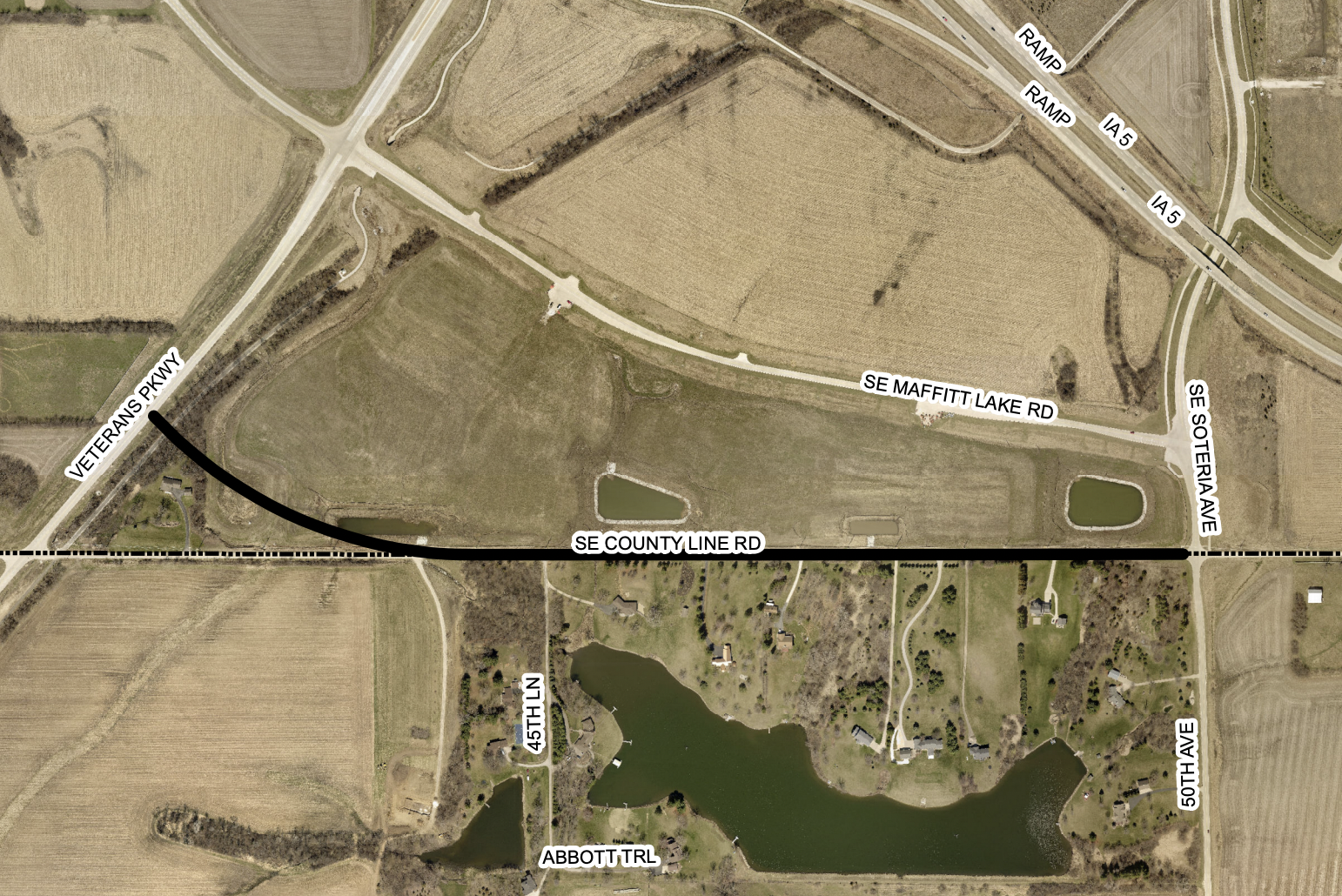 County Line road realignment