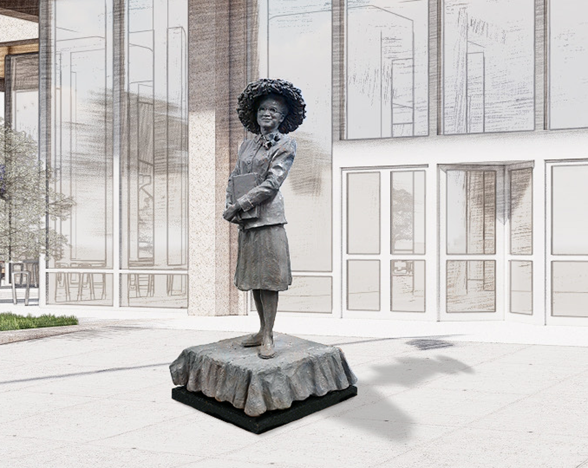 A design for a Sadie Alexander statue in Philadelphia