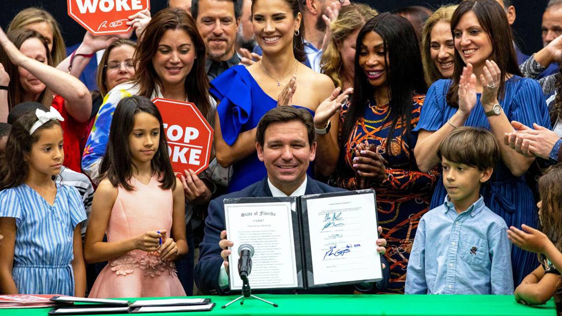 Ron DeSantis with children