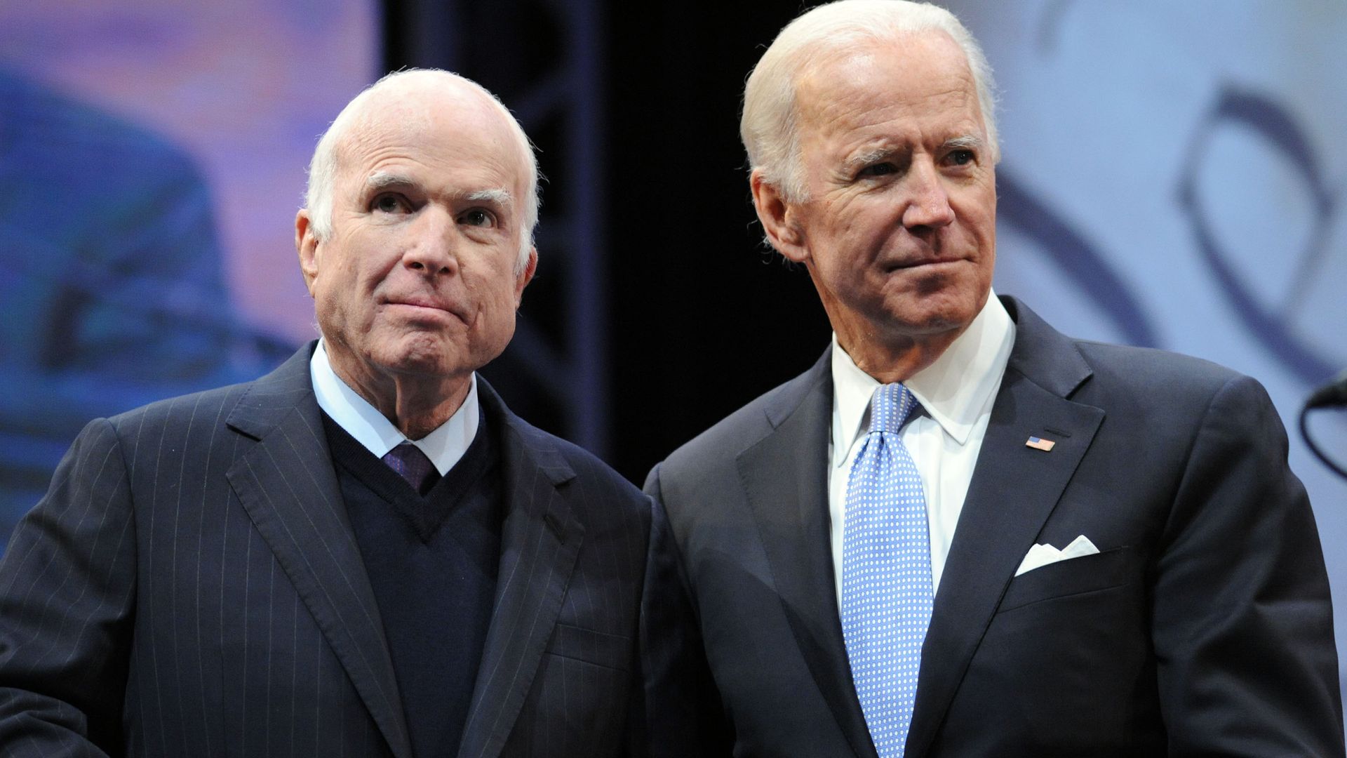 John McCain and Joe Biden.