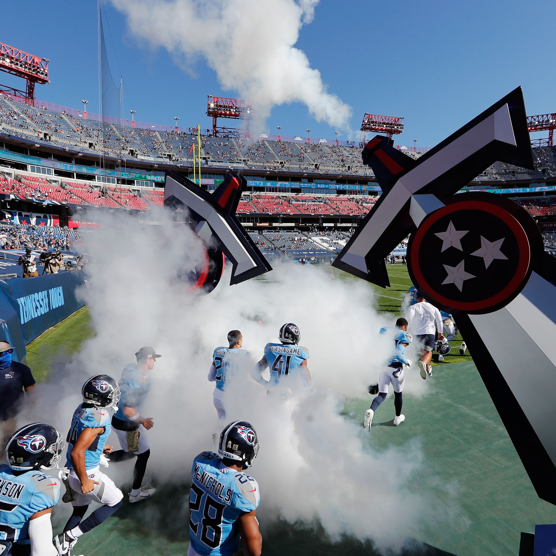 Titans begin replacing Nissan Stadium seats