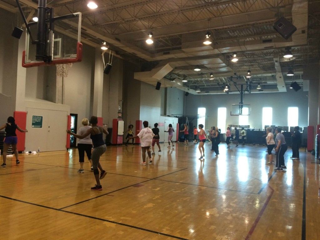 YMCA Charlotte group class
