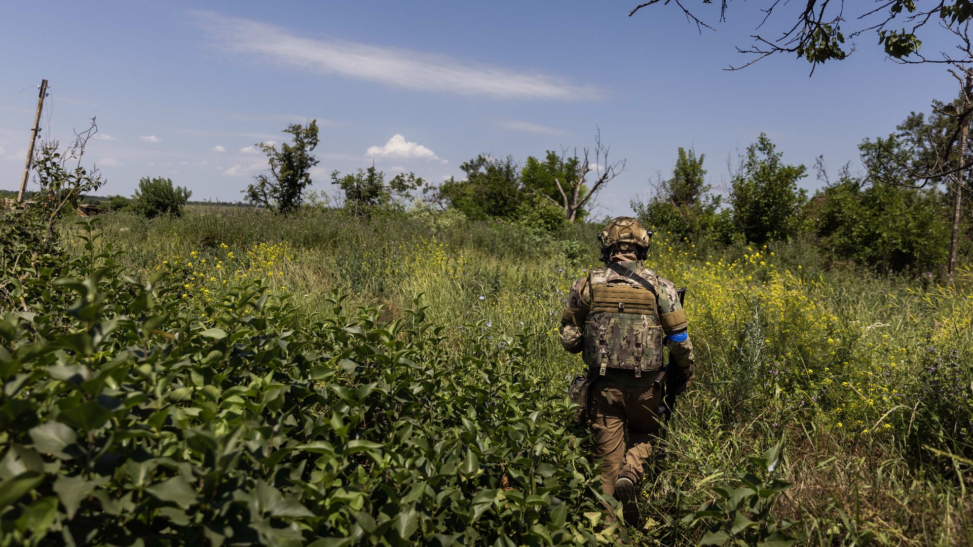 Ukrainian soldier