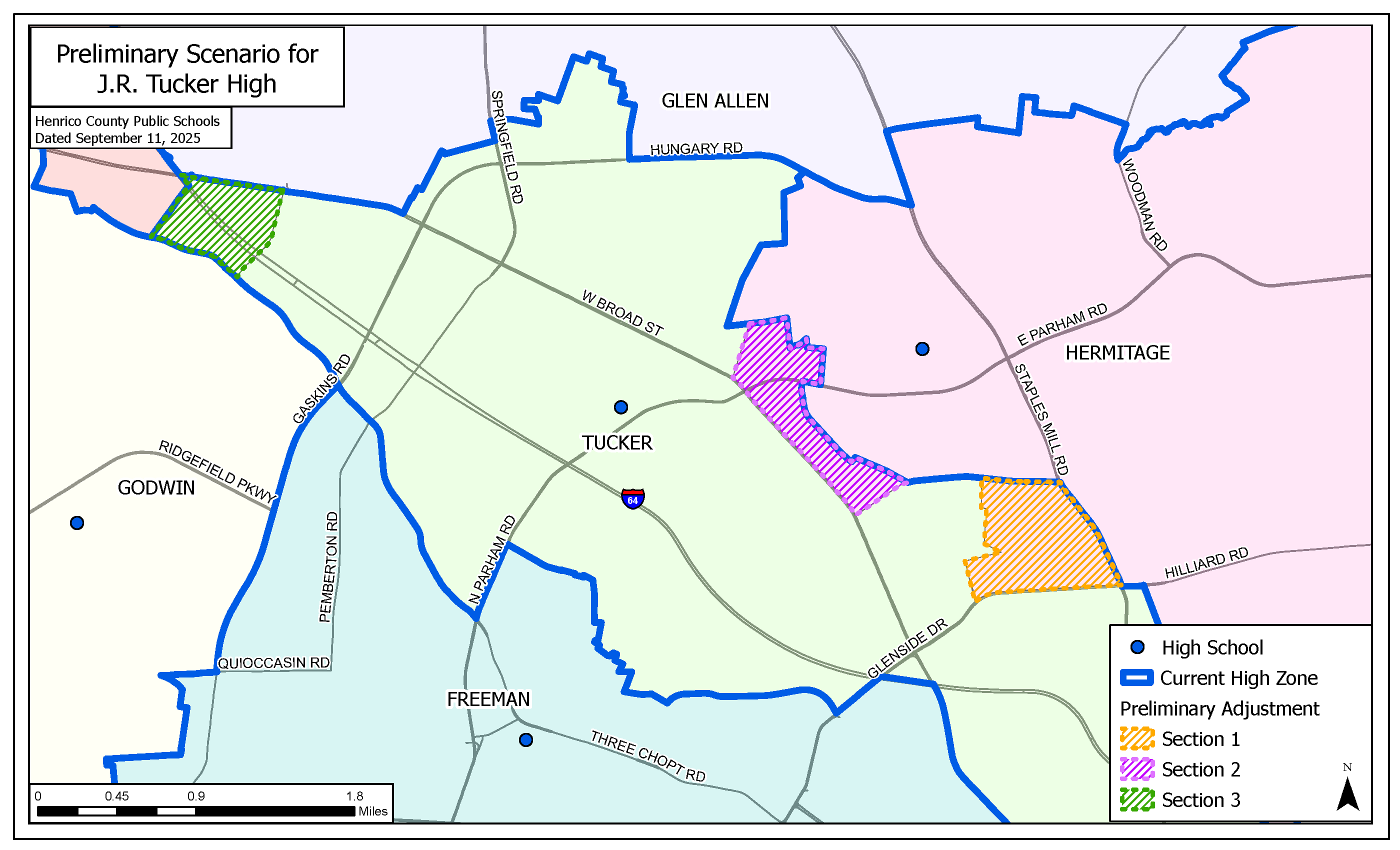 Proposed changes for tucker hs 