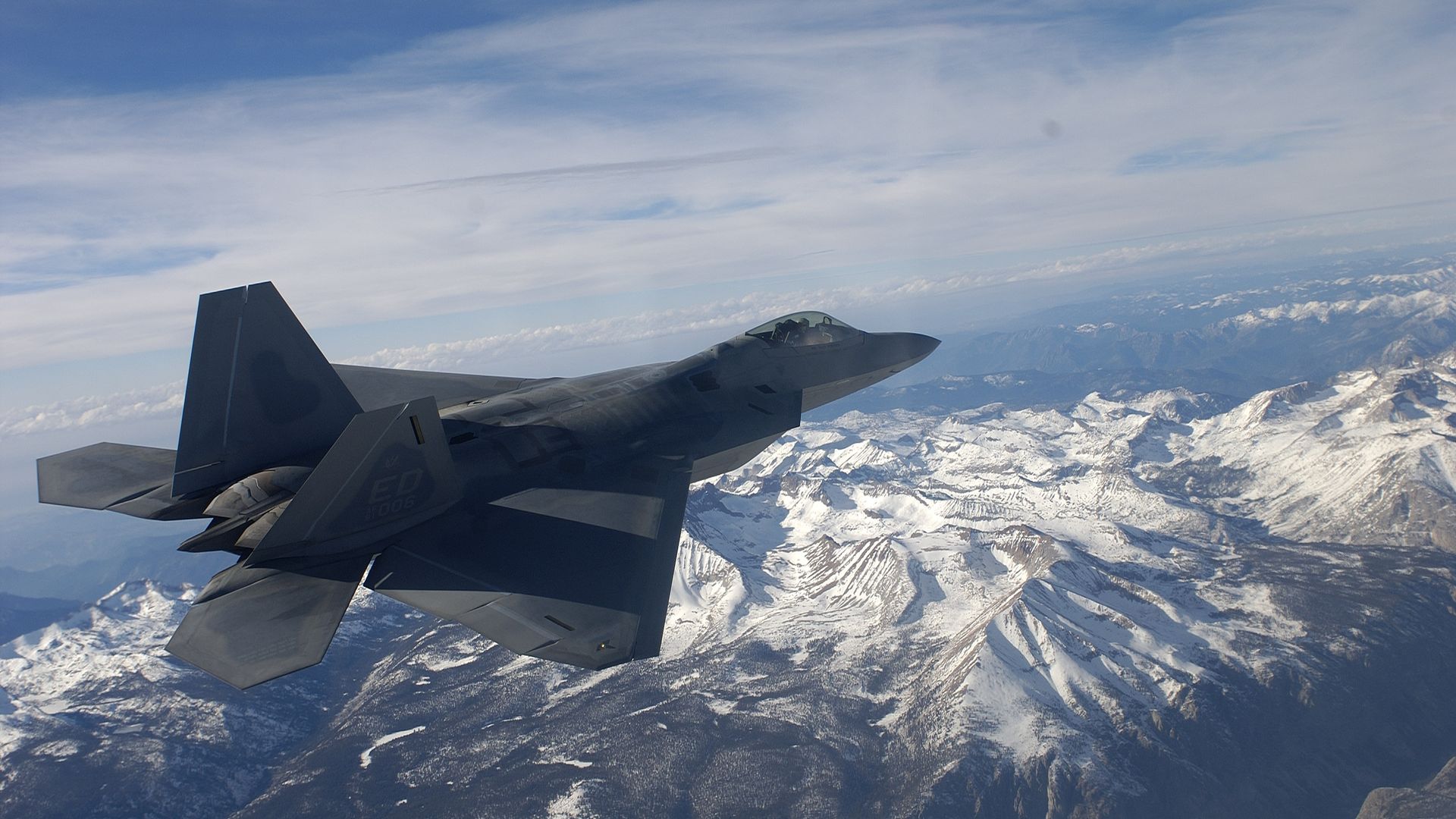 F-22 raptor jet