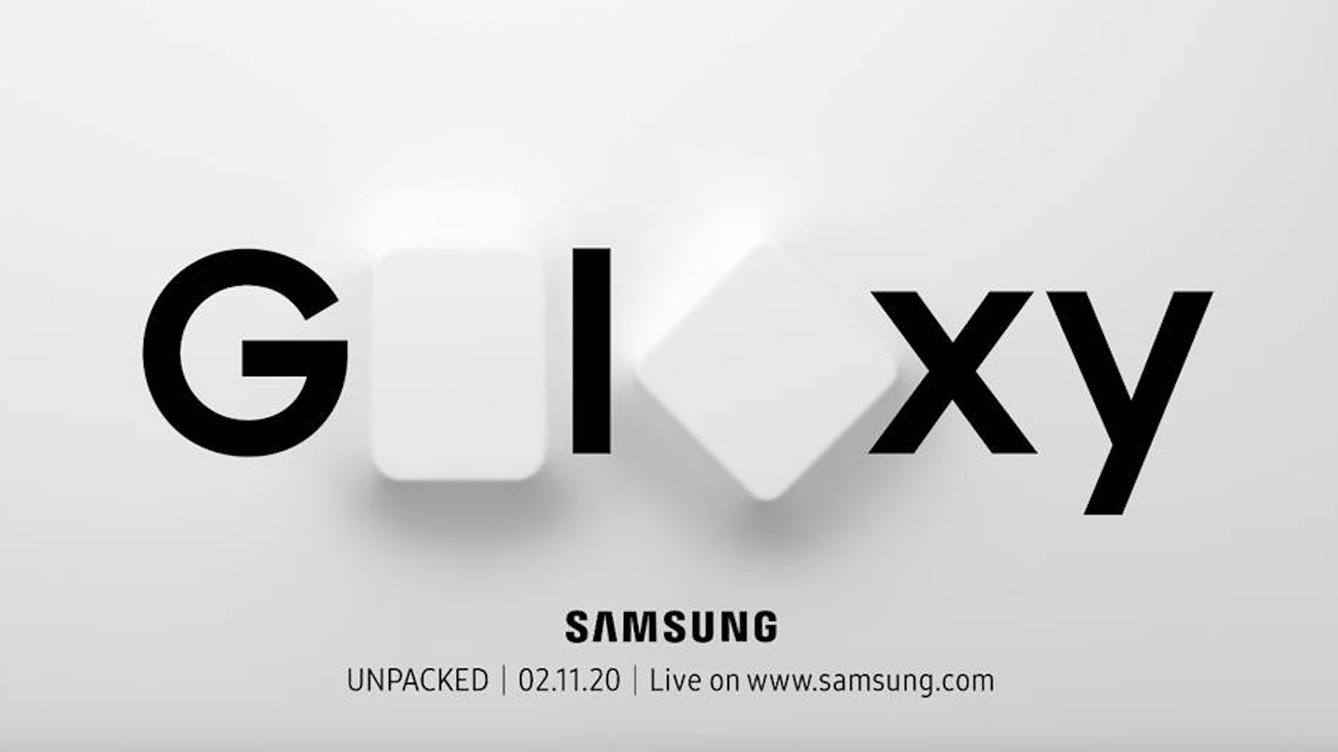 A teaser image for Samsung's Feb. 11 Unpacked event in San Francisco