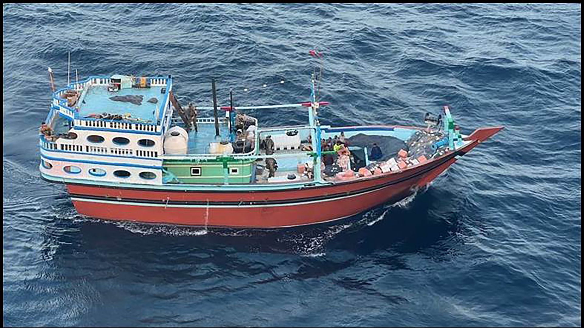 ship with weapons bound for houthis