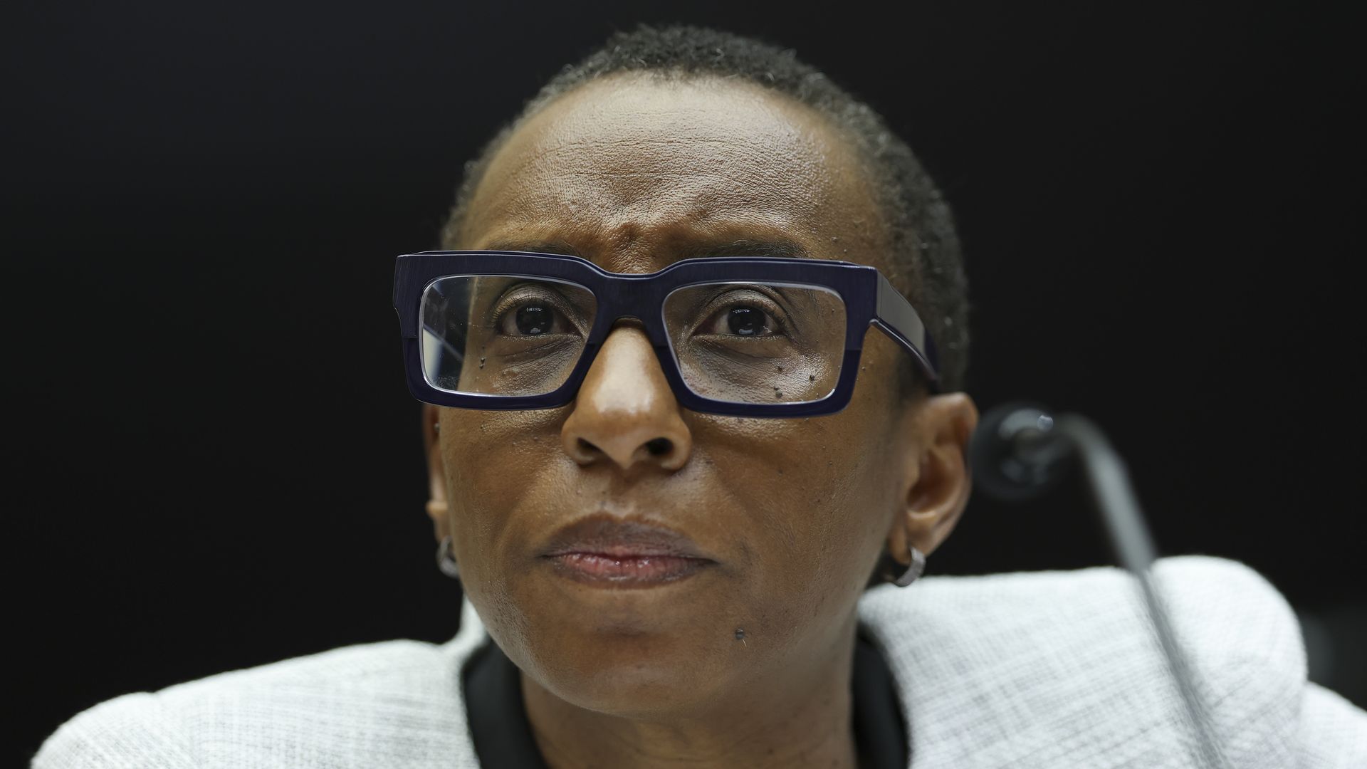 Harvard University President Claudine Gay testifies before the House Education and Workforce Committee in Washington, D.C., earlier this month. 