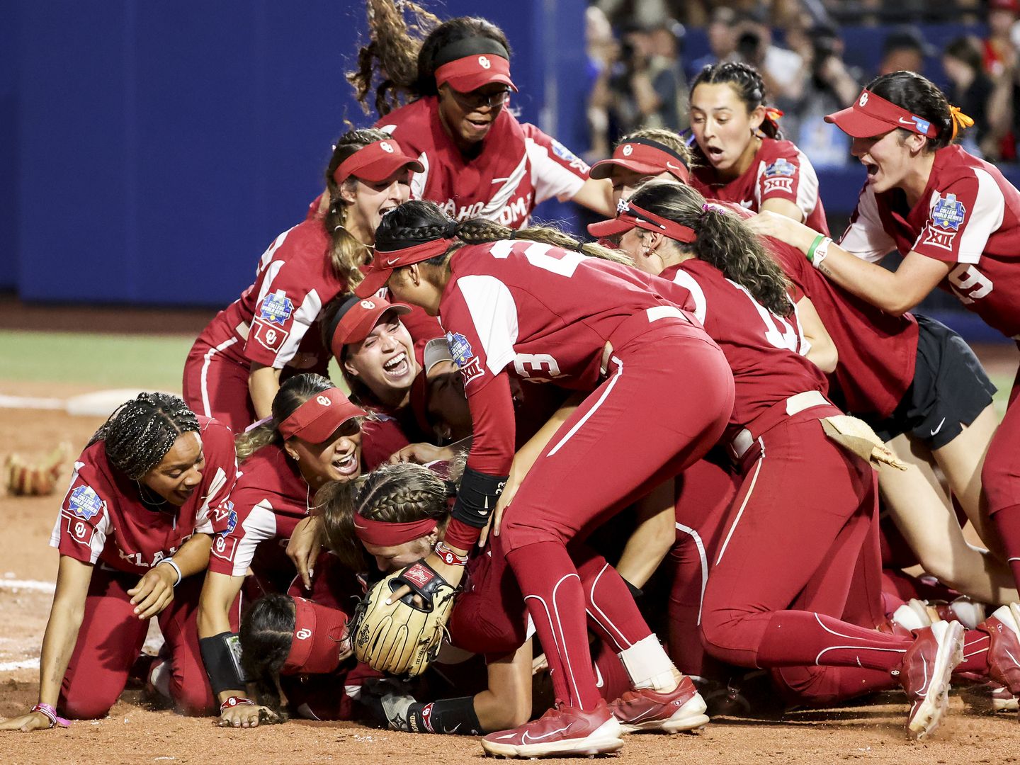 Oklahoma Sooners 3 Peat National Champions Softball 2023