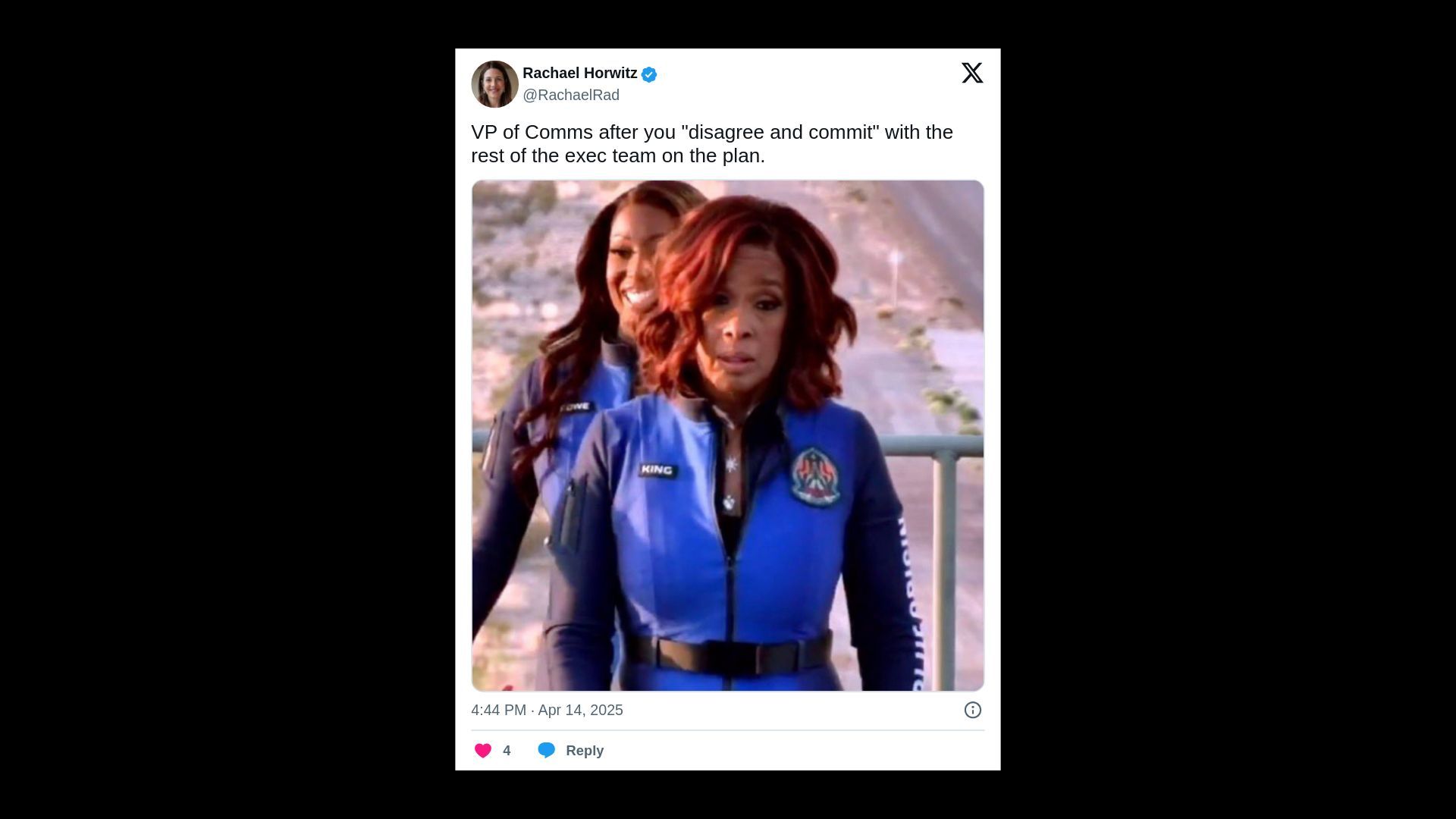 Photo of Gayle King in a tweet