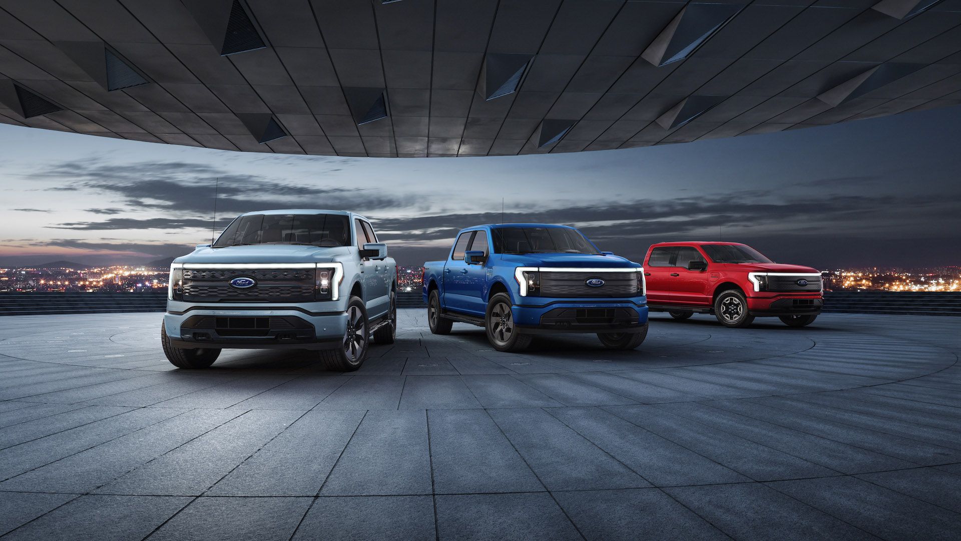 Photo of the new Ford electric F-150