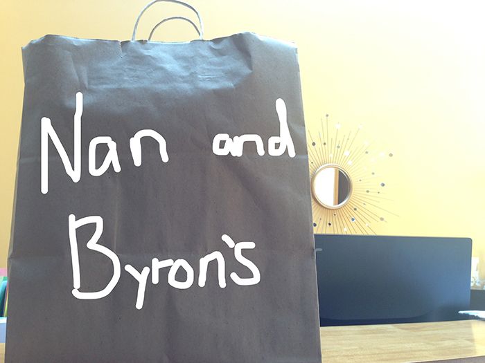 Nan and Byrons Takeout Bag Charlotte