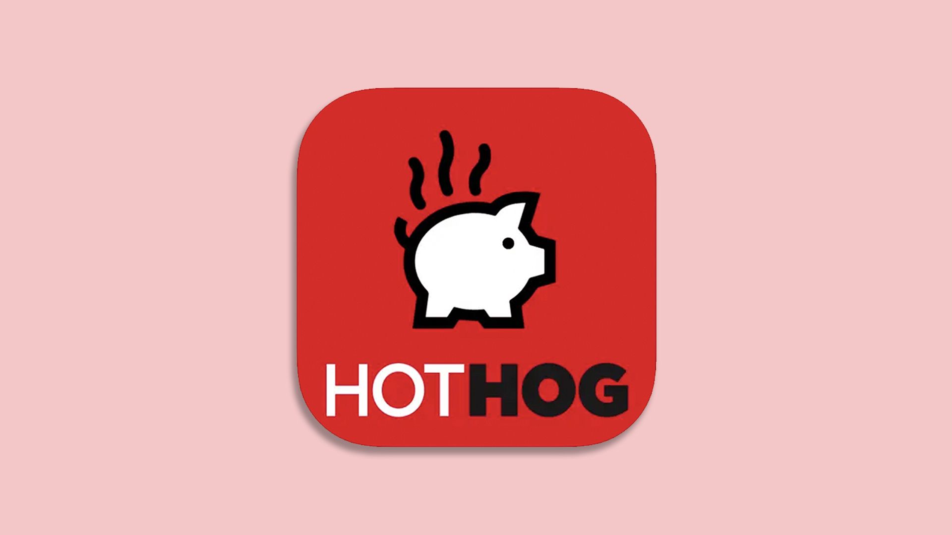 Logo for USDA smartphone application featuring a cartoon pig 