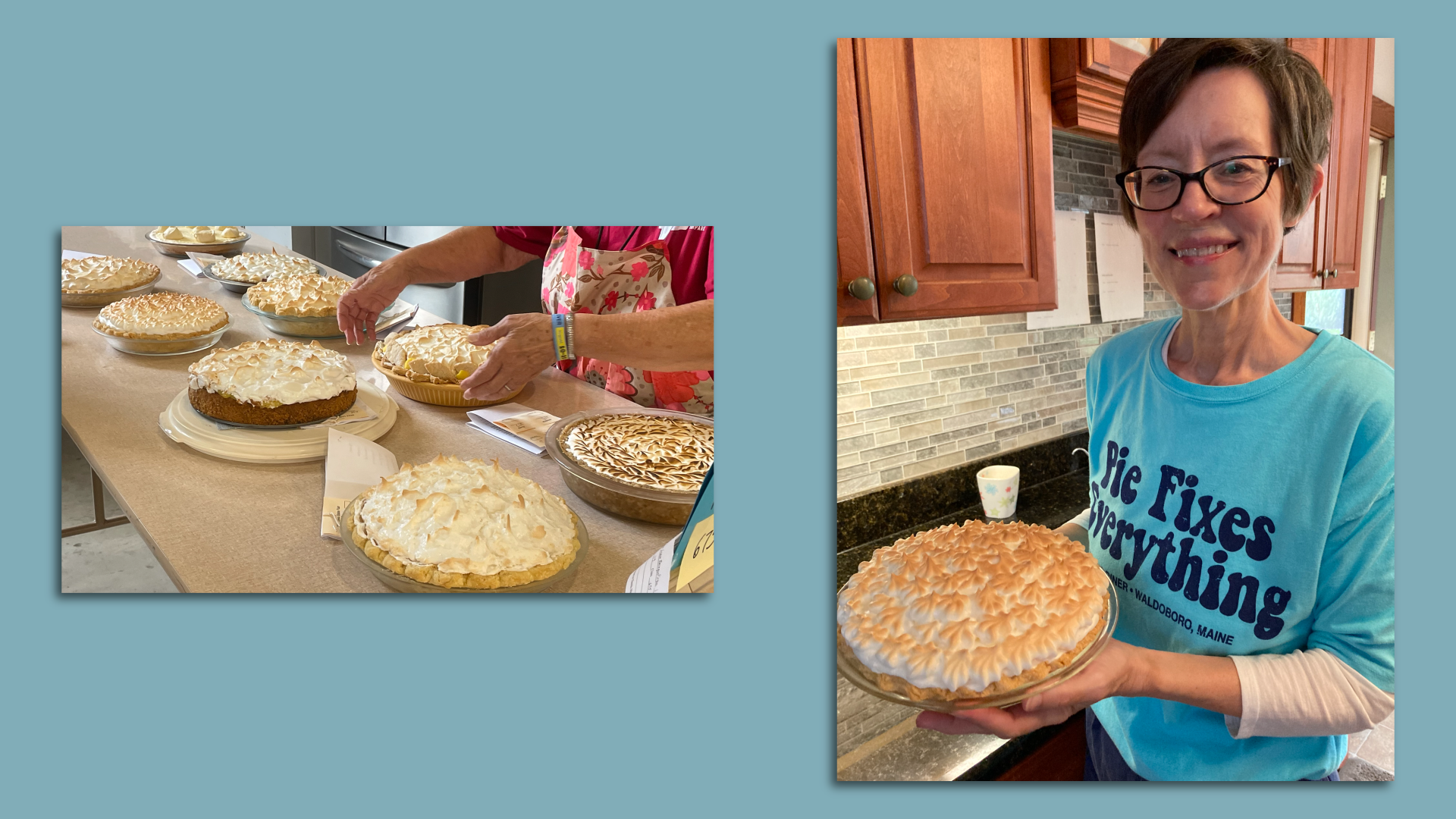 A photo of pie.