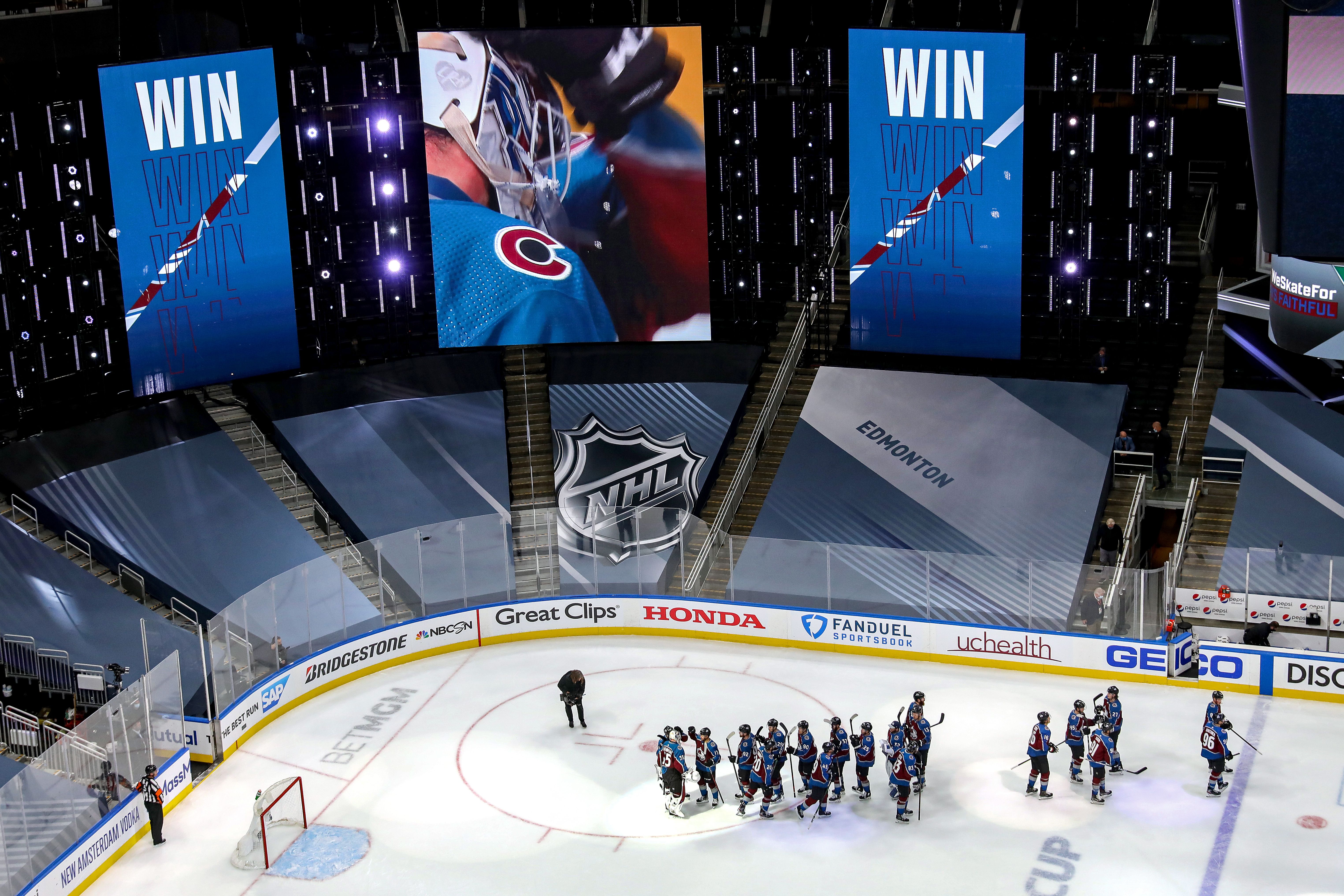 Avalanche after their win