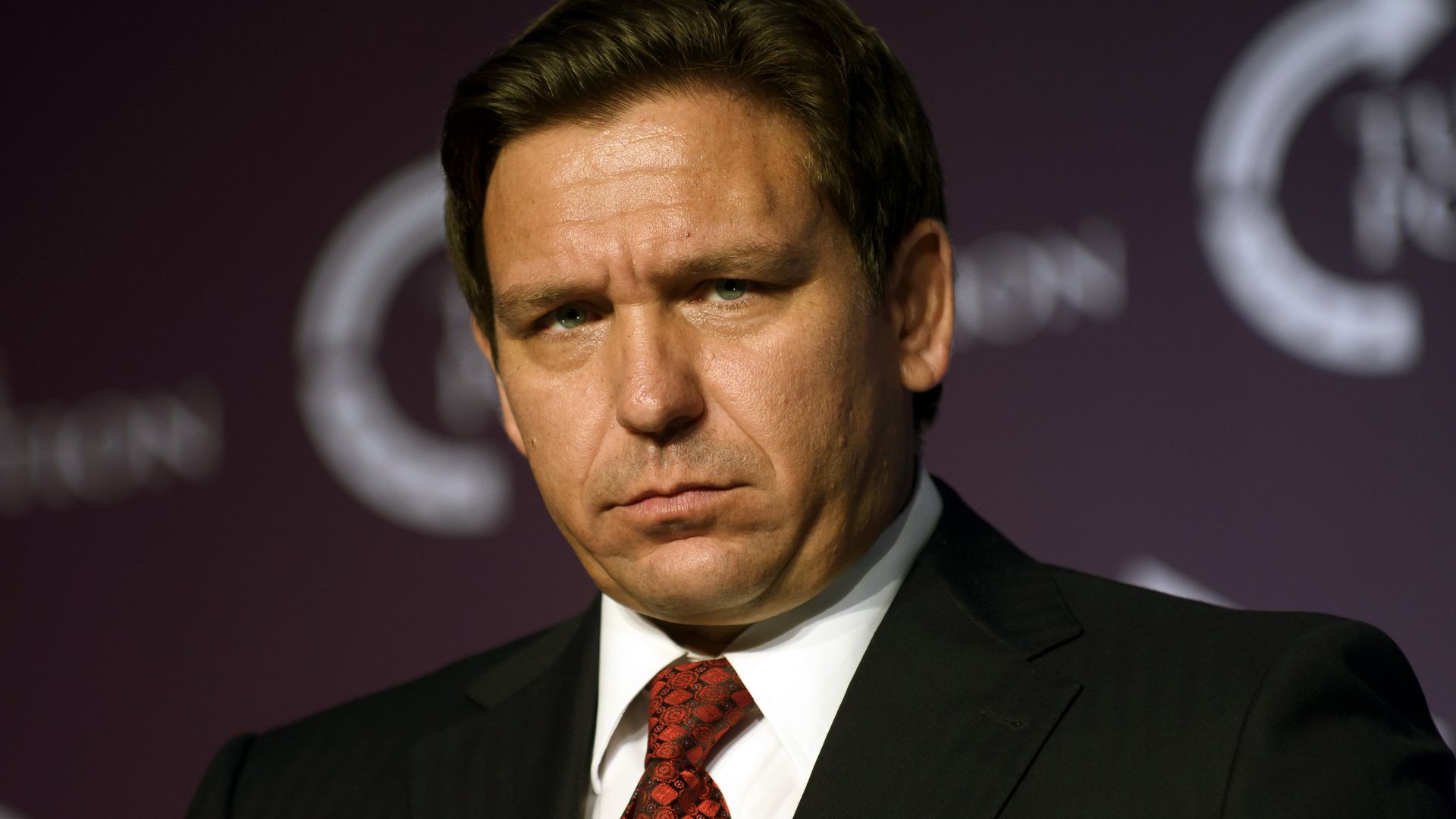 Florida Gov. Ron DeSantis speaks in Pennsylvania.