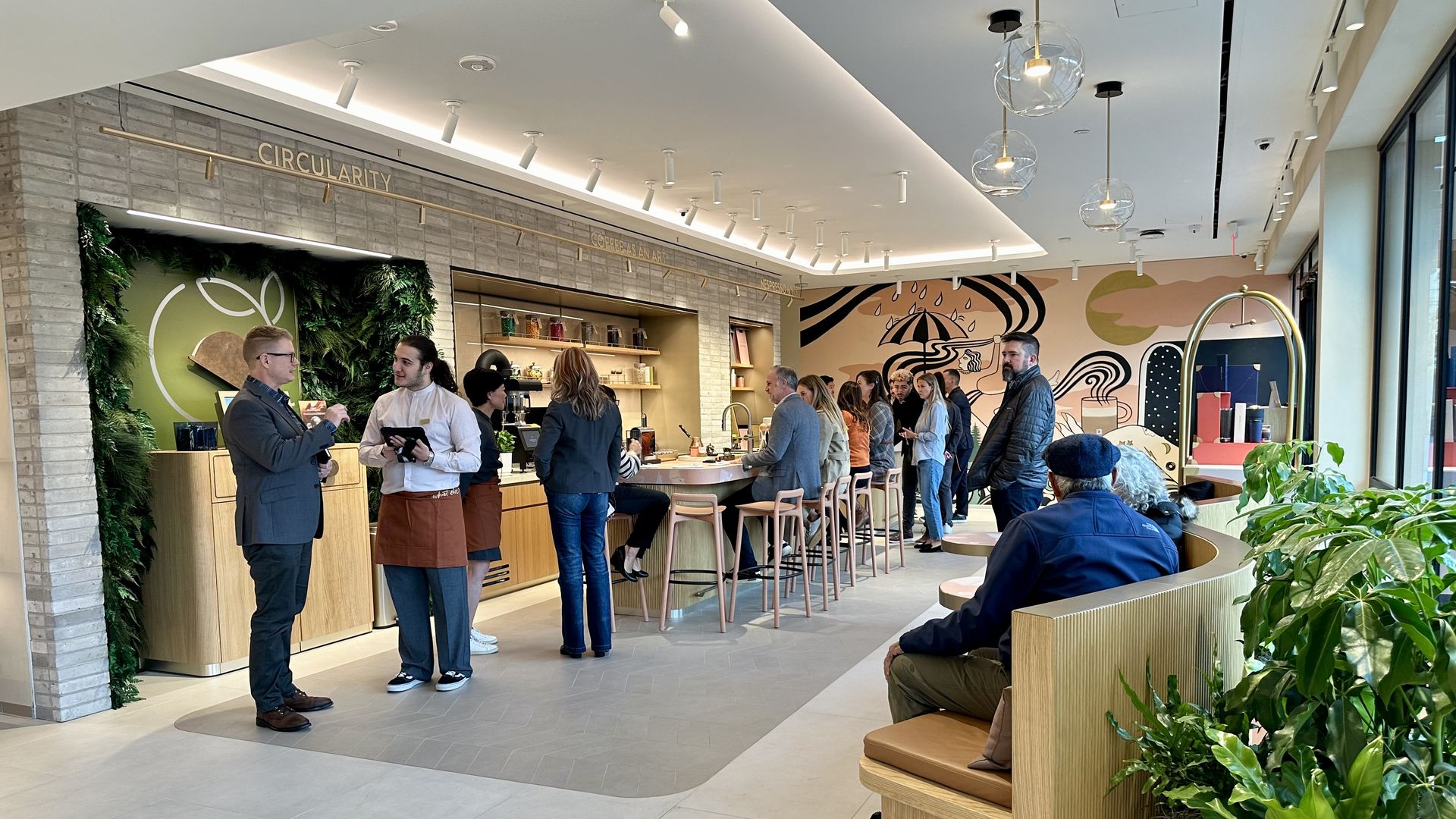 Inside Nespresso's new store in Seattle's University Village - Axios ...