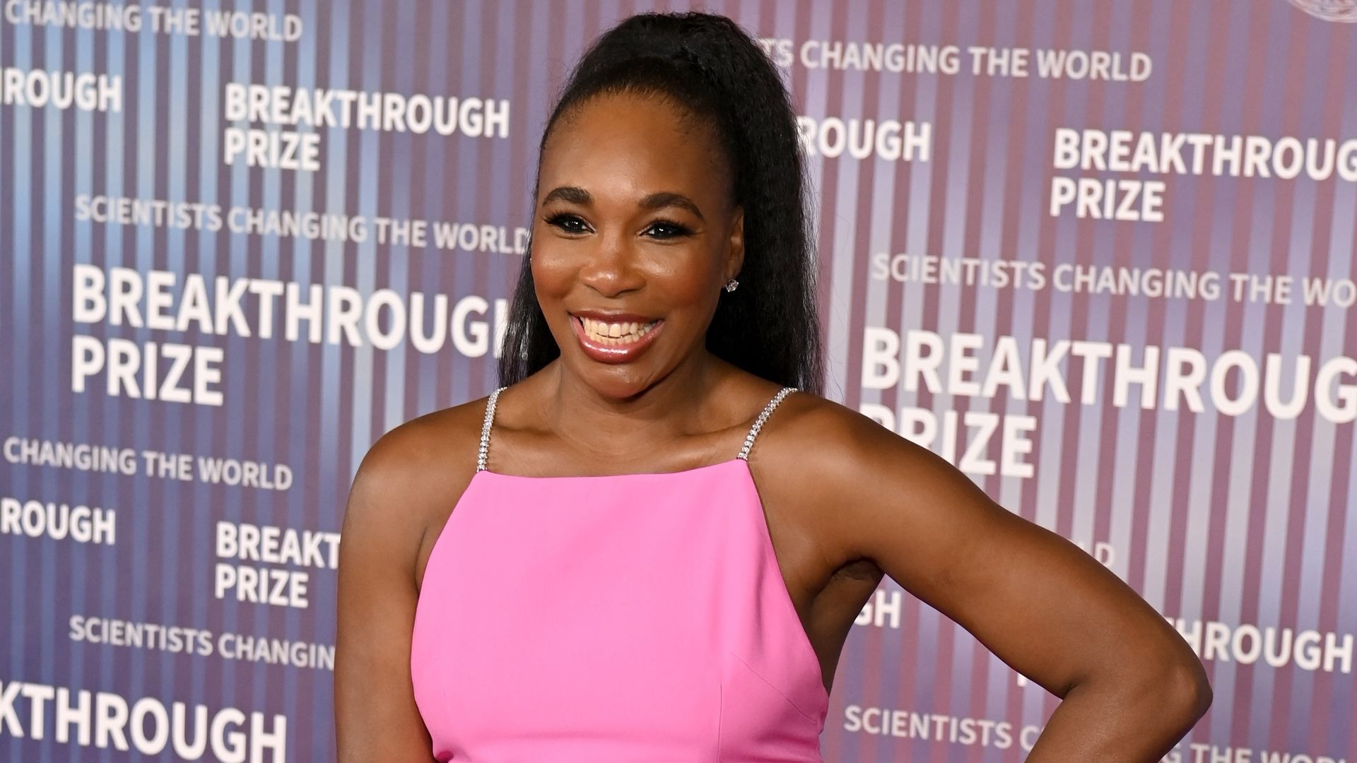 : Venus Williams attends the 10th Breakthrough Prize Ceremony at the Academy of Motion Picture Arts.