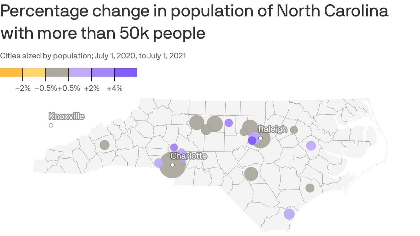 Two Raleigh suburbs are fastest-growing towns in N.C.