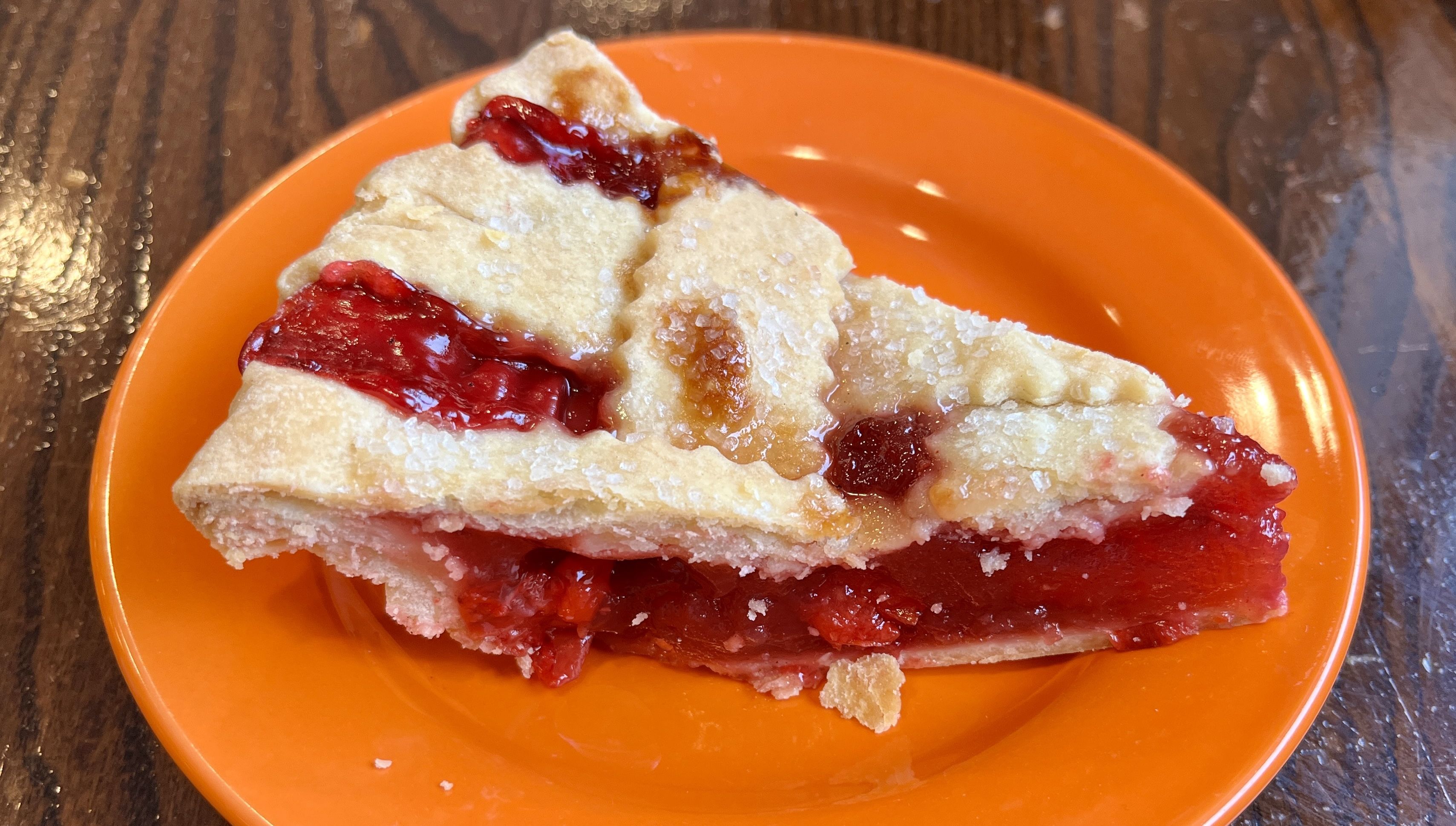 slice of cherry pie