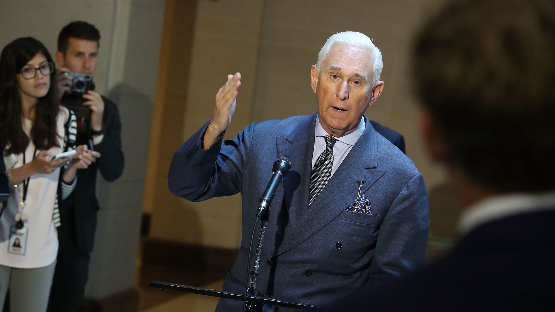 Roger Stone, former adviser and confidant to President Trump. 