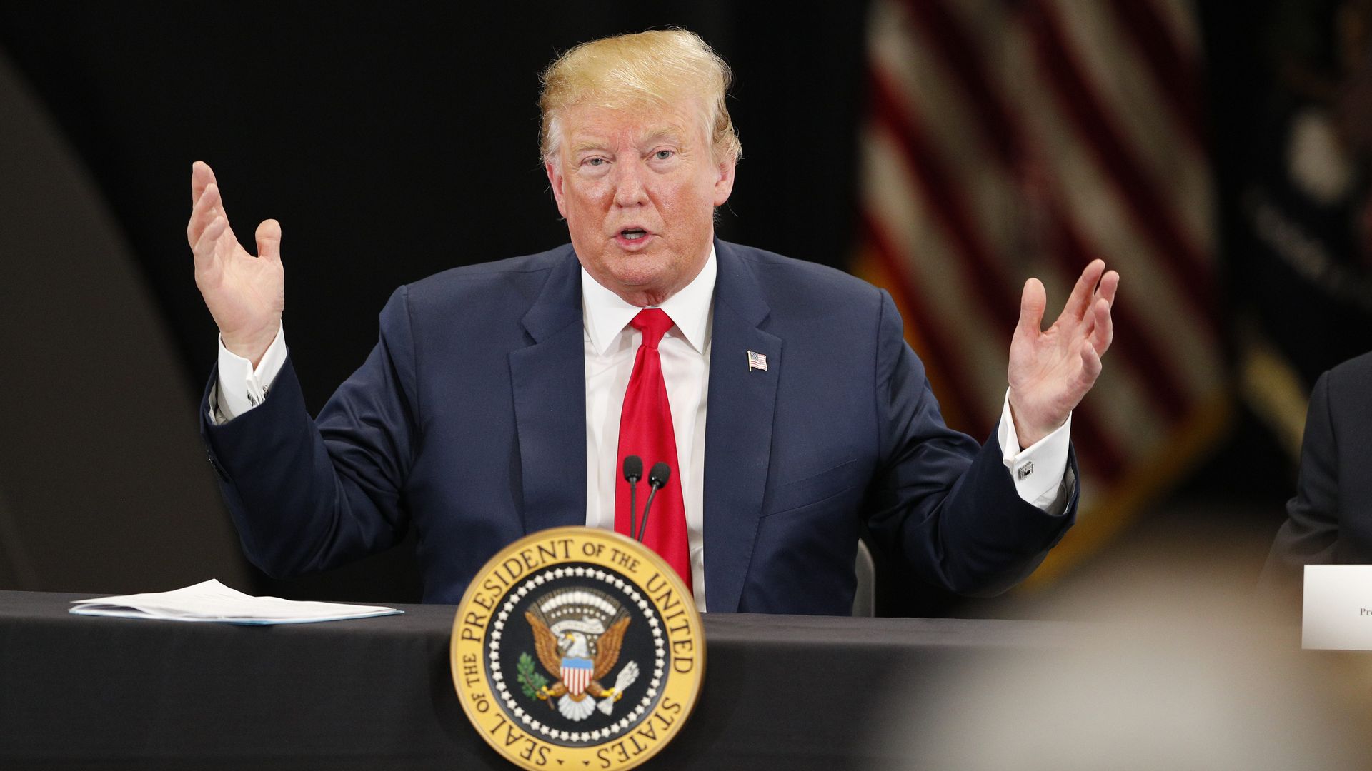 President Trump says he's opposed to White House aides providing testimony to congressional panels in the wake of the Mueller report.
