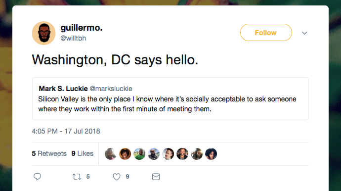An exchange on Twitter