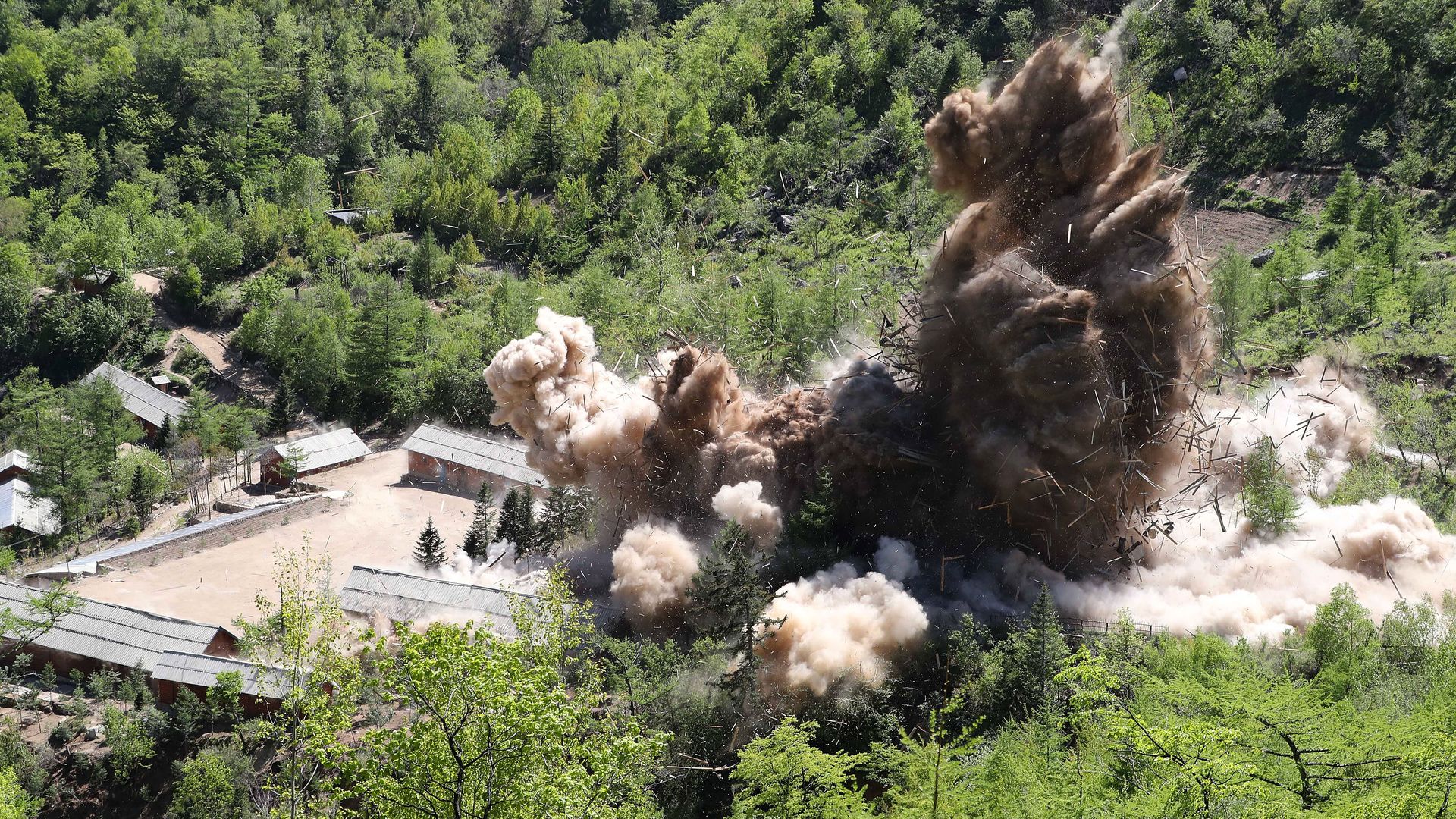 North Korea demolishes nuclear test site