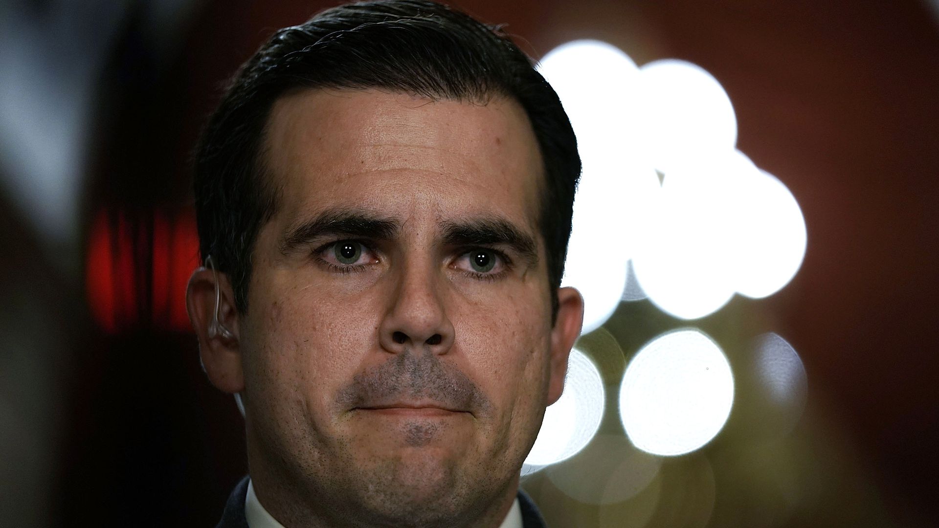 Ricardo Rossello in TV interview.