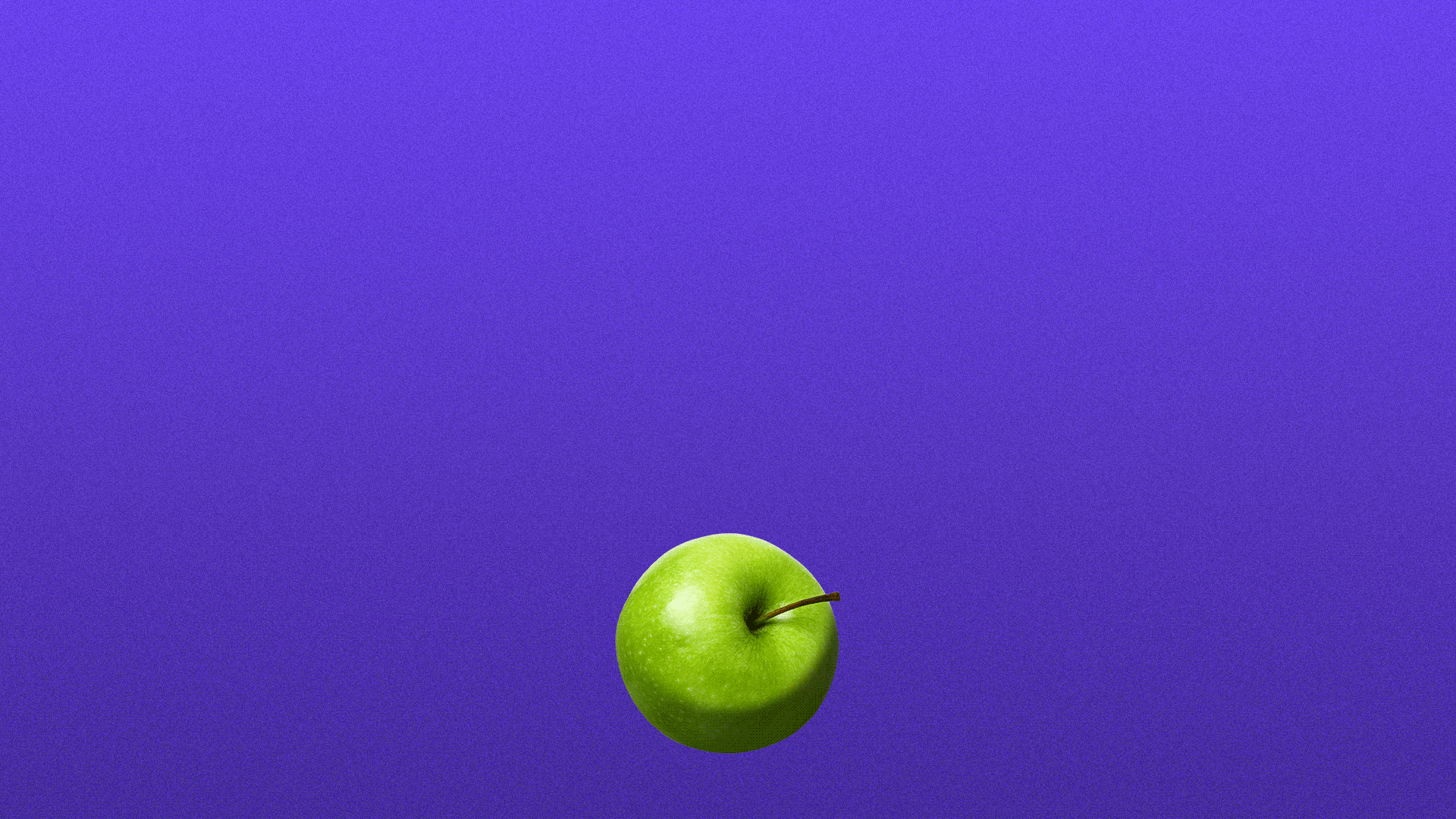 Animated gif of a wifi signal with an apple at its base