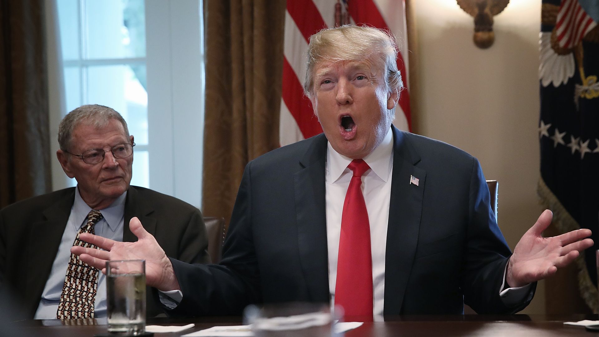 Trump and Jim Inhofe