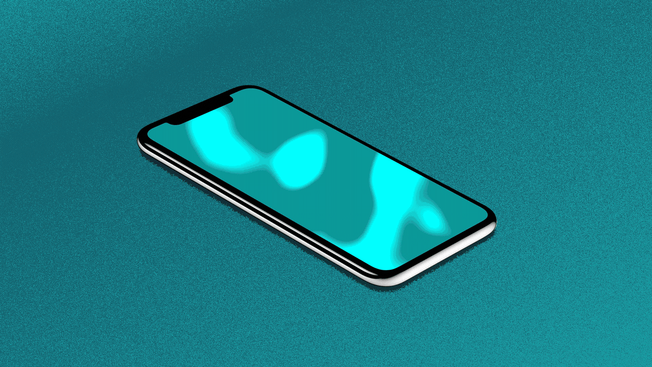 Animated illustration of a pencil eraser erasing a smartphone.