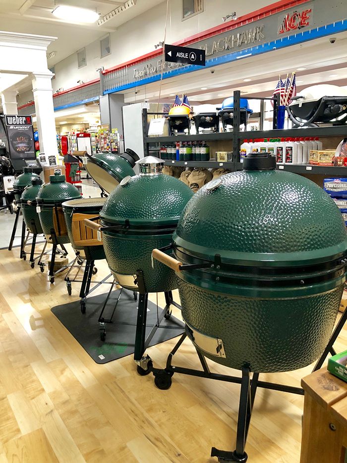 big green egg grills at blackhawk hardware in charlotte