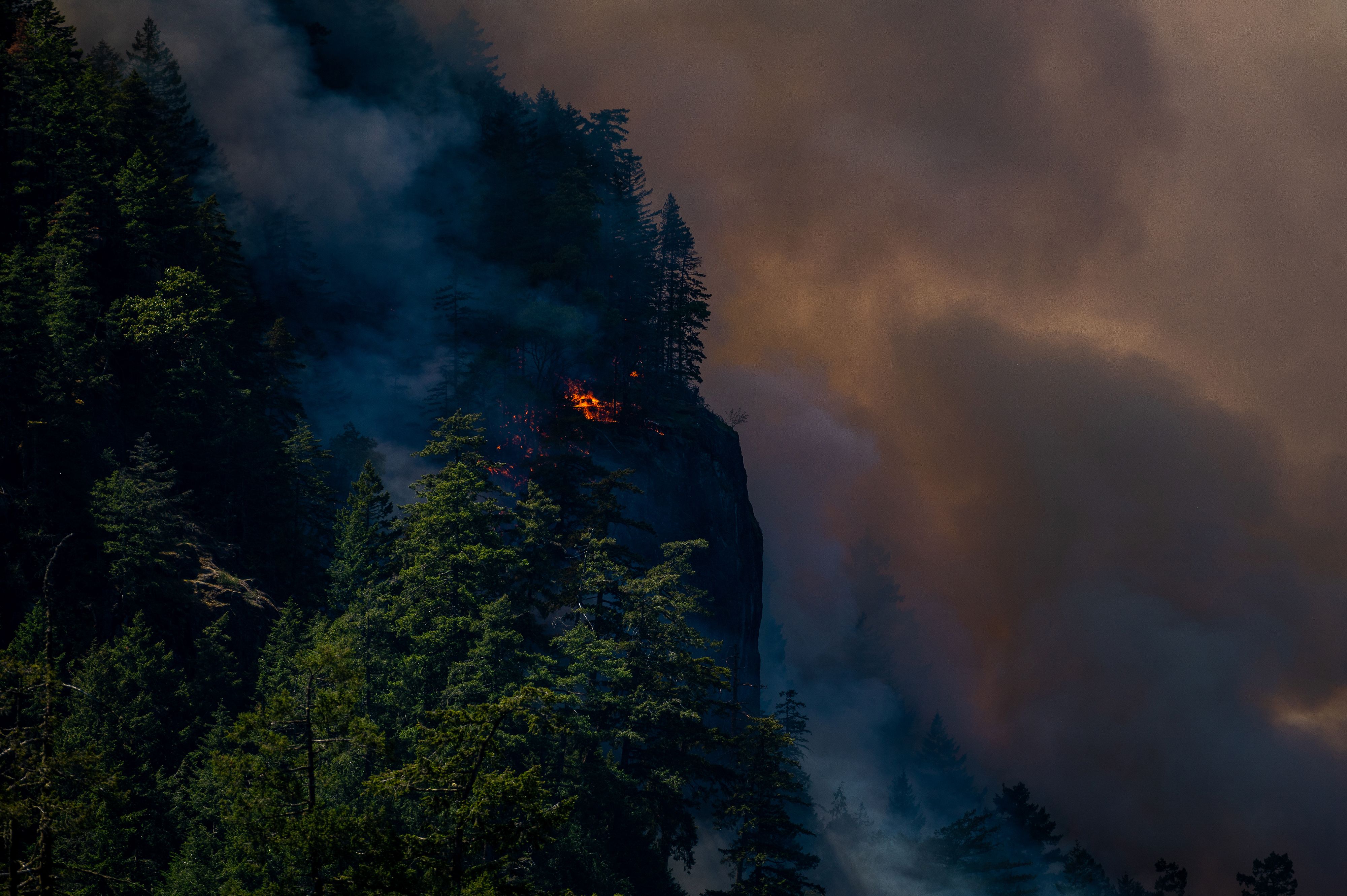 Wildfire in Canada.