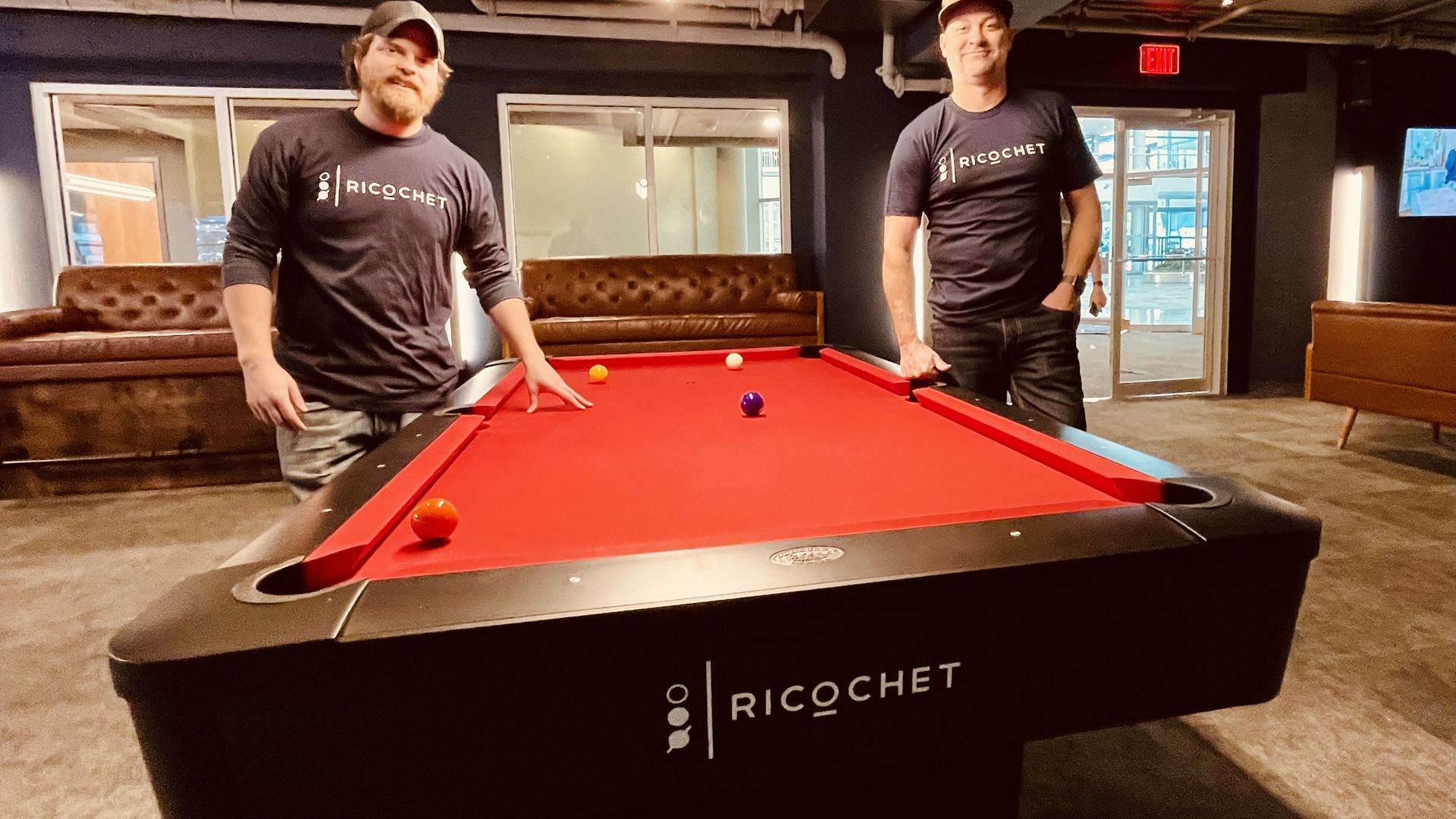 A photo from inside Ricochet in Des Moines.