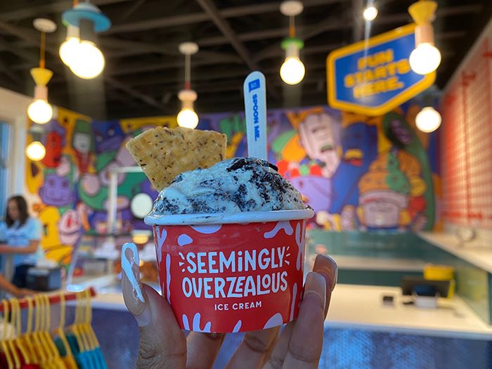 Seemingly Overzealous Ice Cream. Photo: Alexis Clinton/Axios