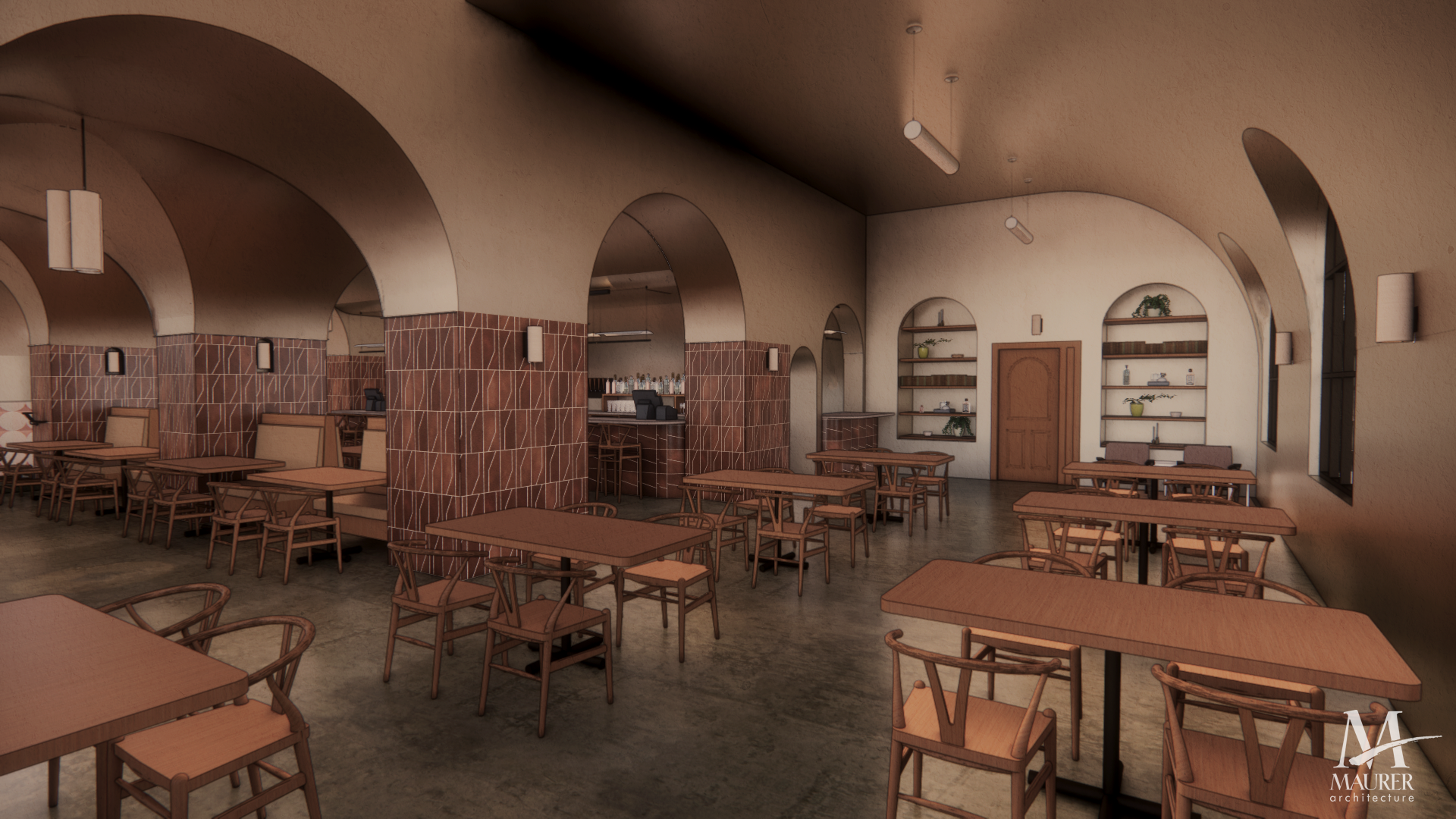 A rendering of the soon-to-open Boatman Spirits Co. 