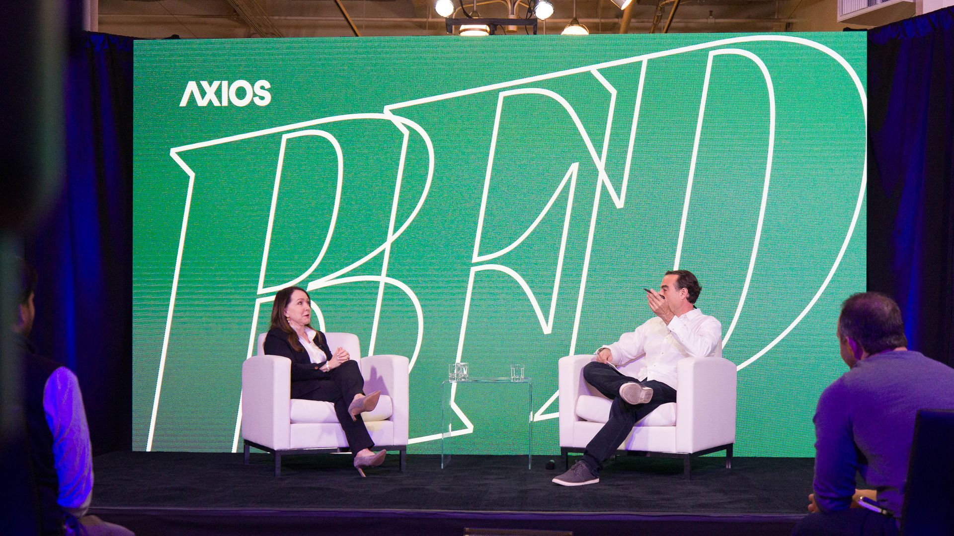 CalPERS CEO Marcie Frost speaking at the Axios BFD event on May 10 in San Francisco.