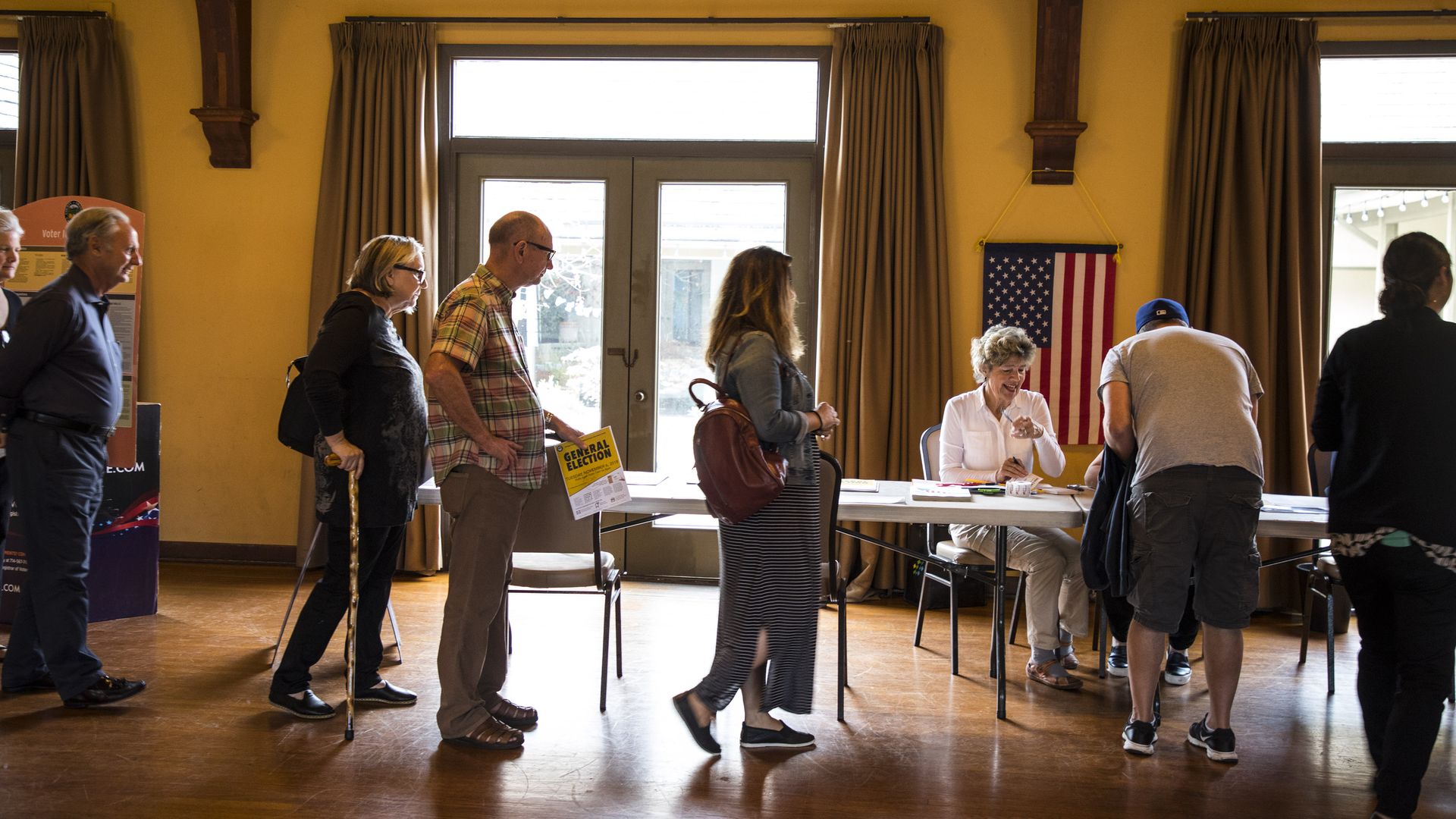 Voting lines