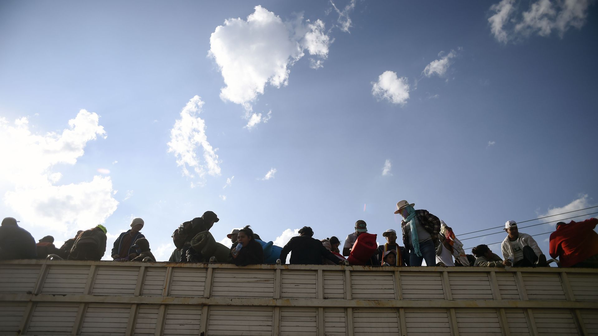 The migrant caravan.