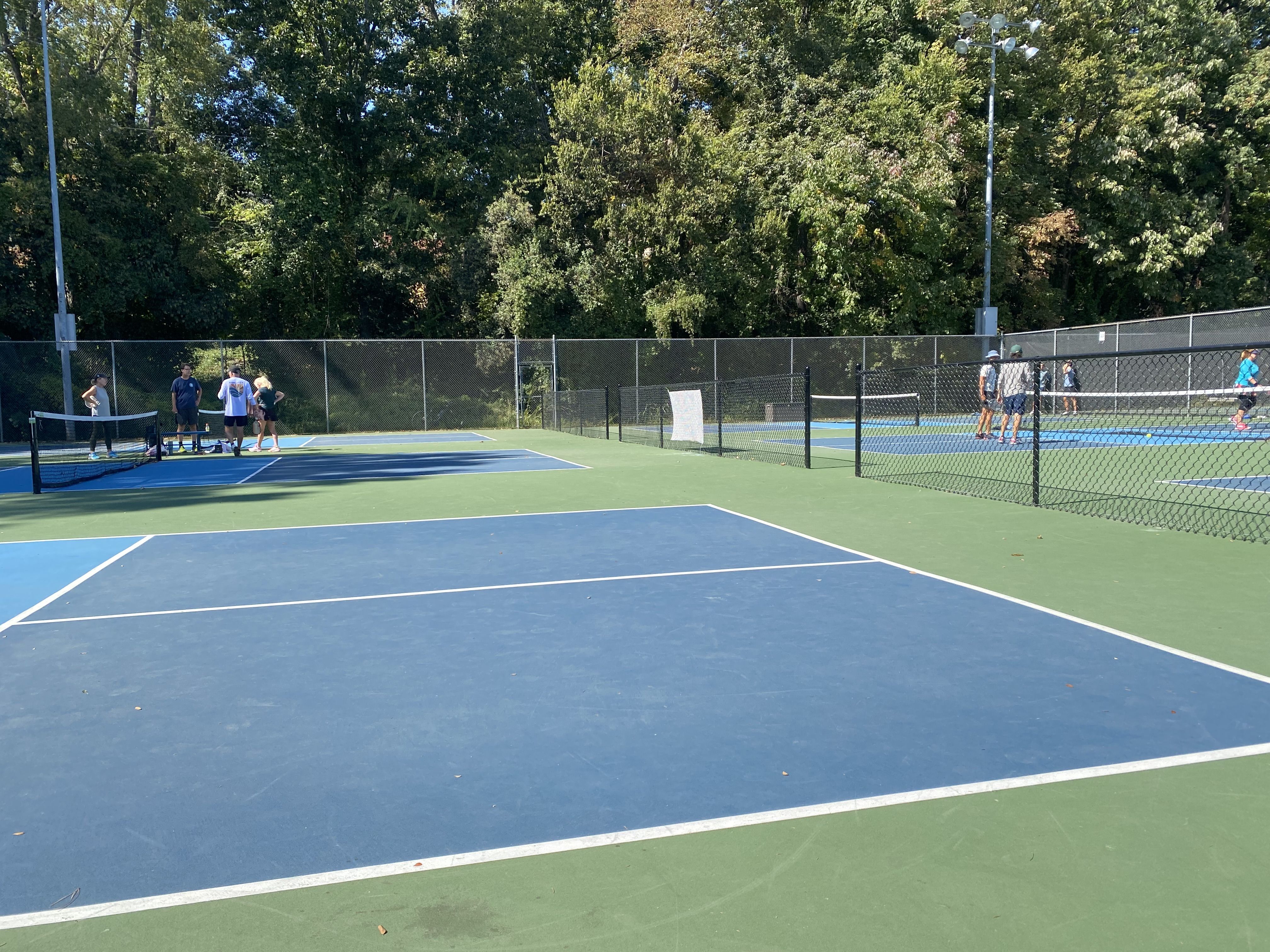 pickleball courts at freedom park