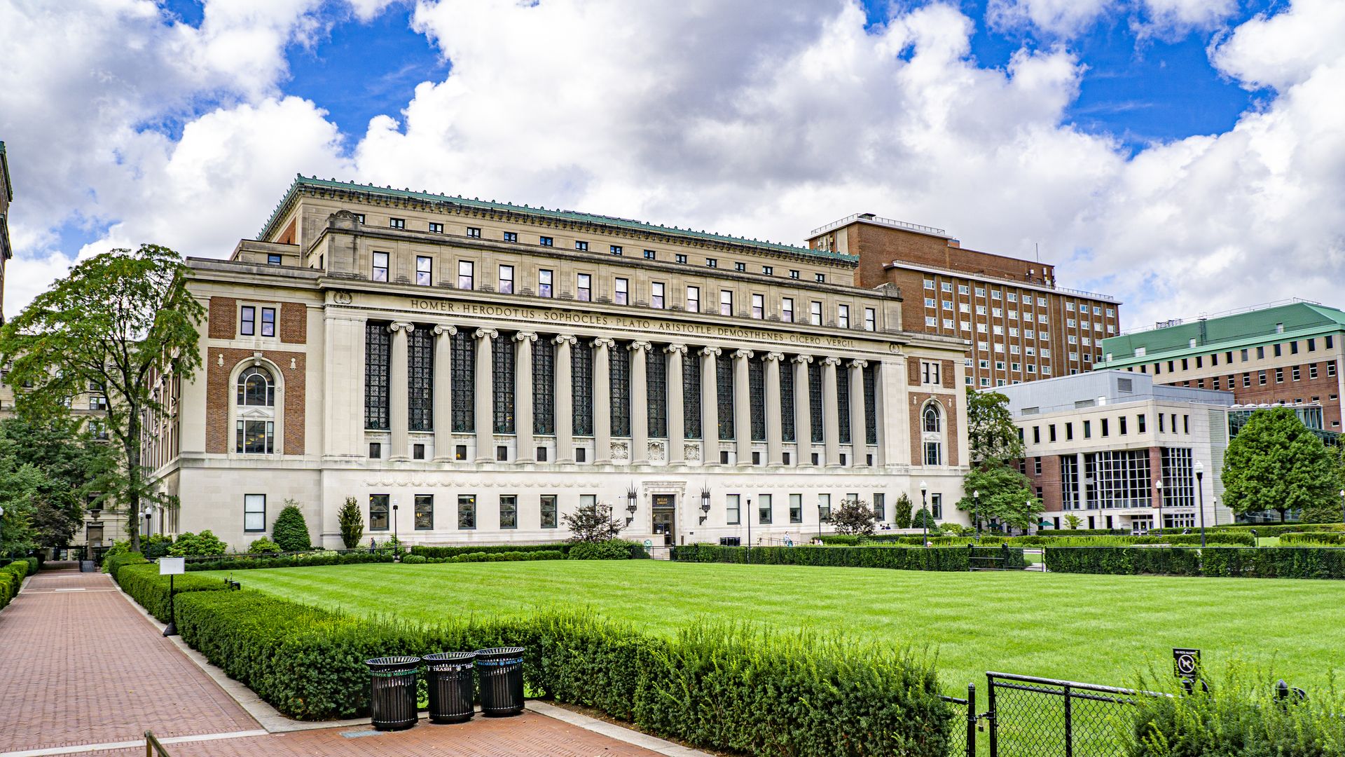 Butler Library, Columbia University, New York City, New York, USA. (Photo by: Photographer name/Education Images/Universal Images Group via Getty Images)
