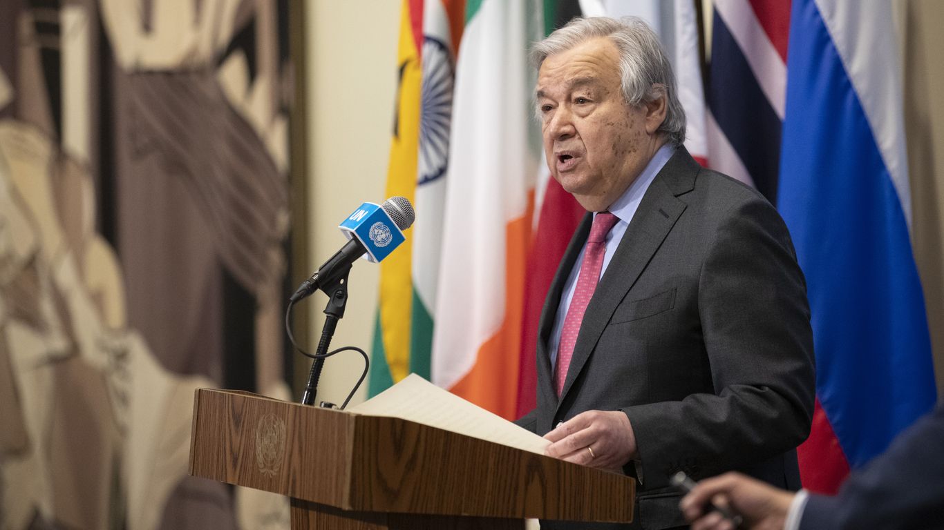 UN chief: War in Ukraine is "threatening to spiral into a global hunger crisis"