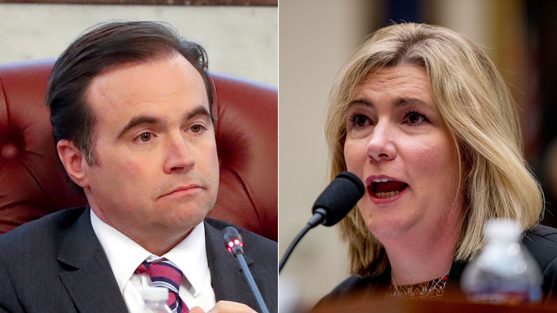 Head shots of Ohio gubernatorial candidates John Cranley and Nan Whaley.